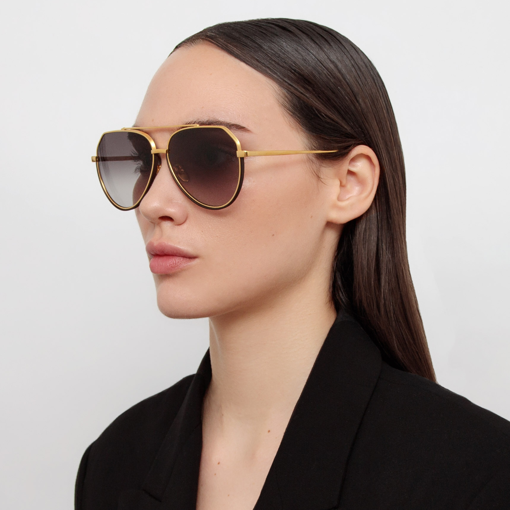 Bayer Sunglasses in Yellow Gold