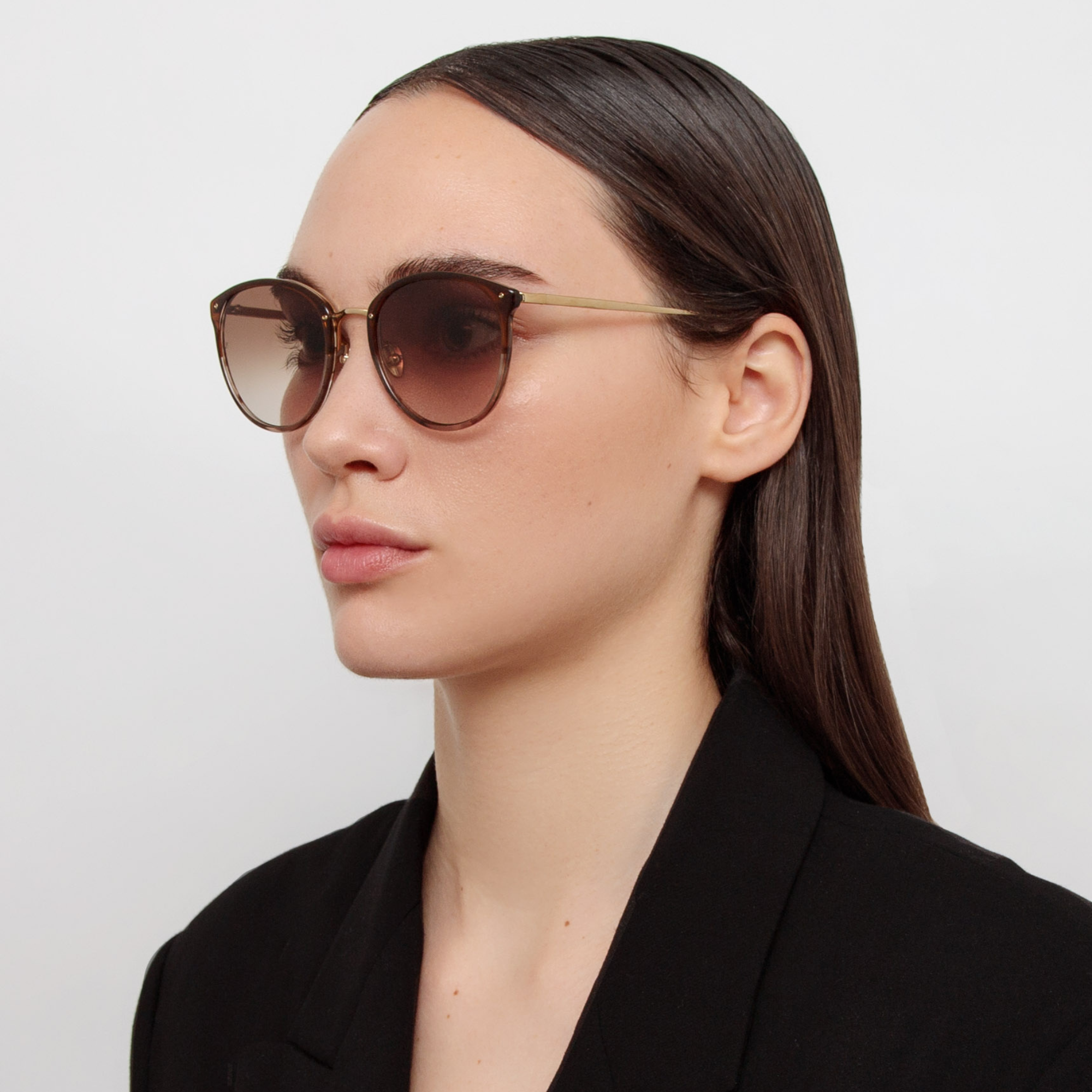 Calthorpe Sunglasses in Caramel Horn