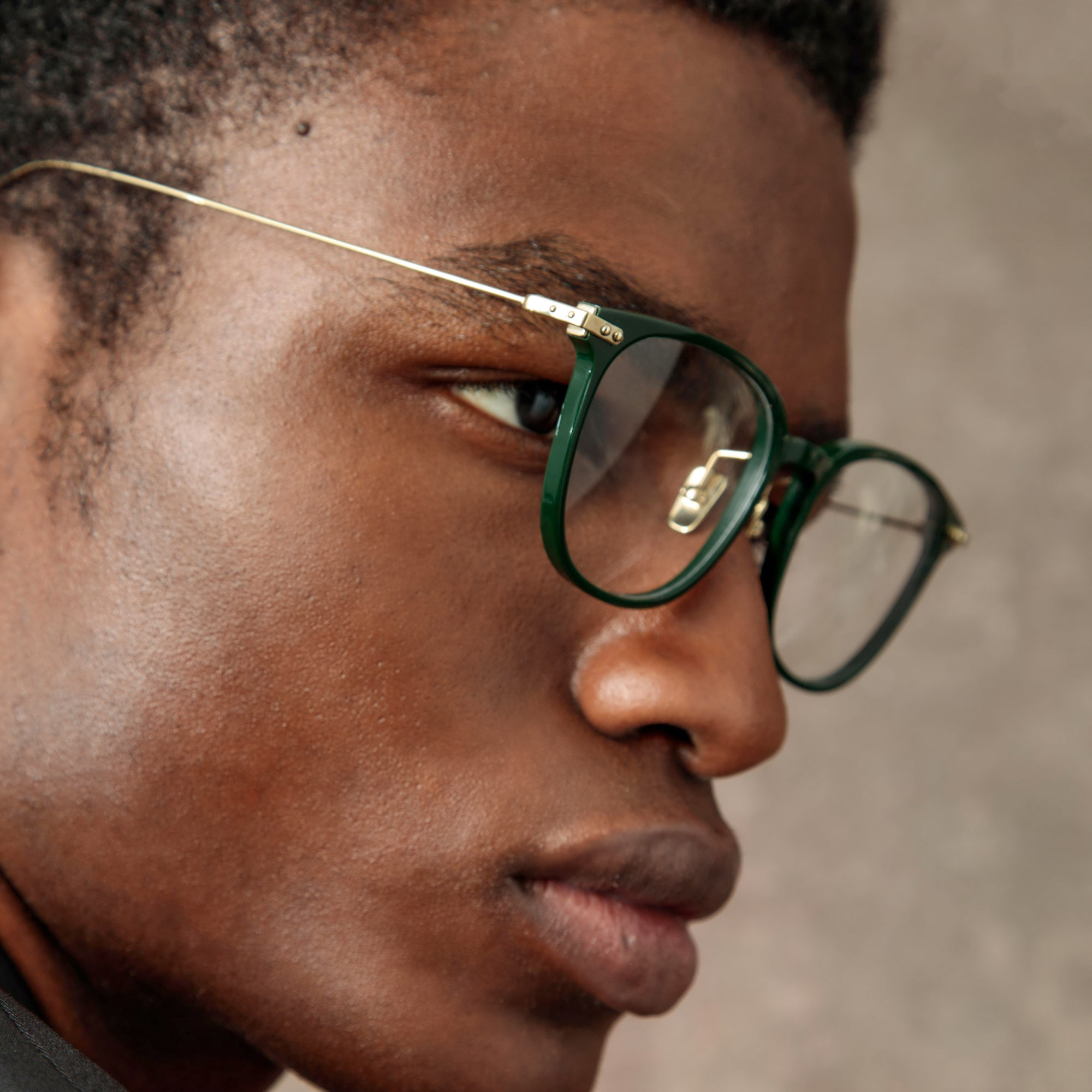 Men's Wright Optical Frame in Forest Green (Asian Fit)