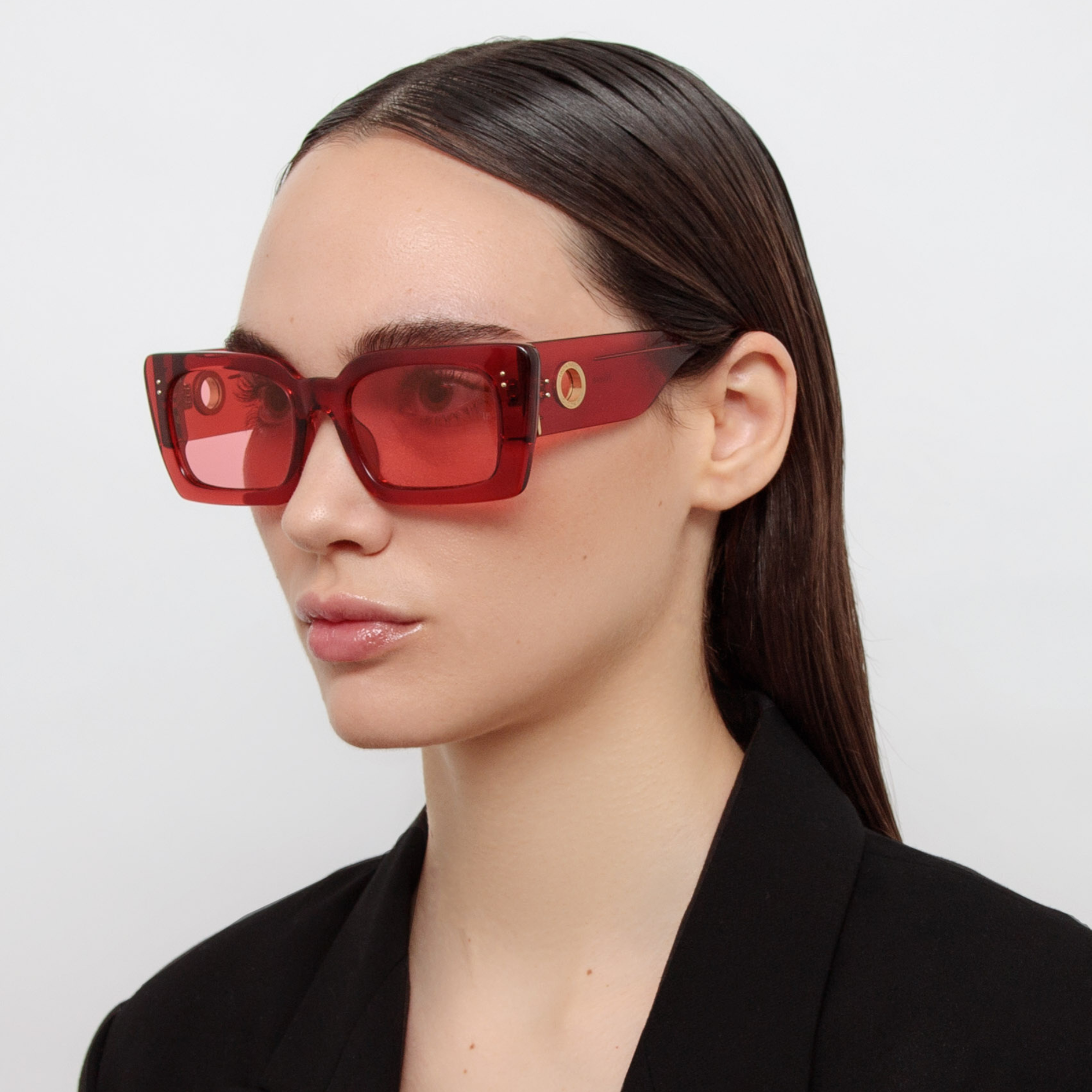 Nieve Sunglasses in Red