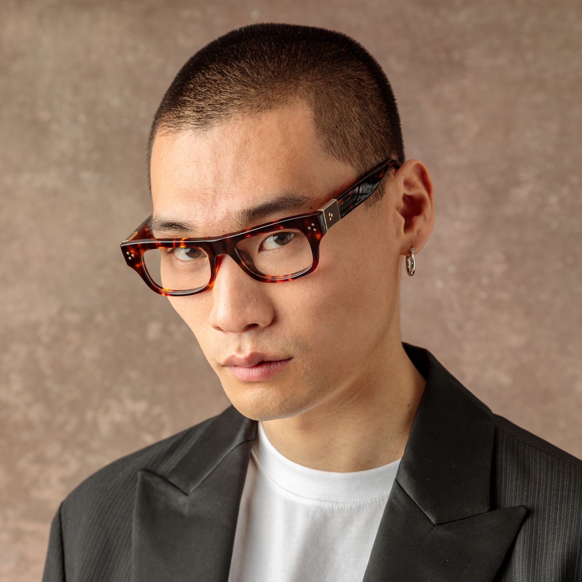 Men's Falck Optical Frame in Tortoiseshell