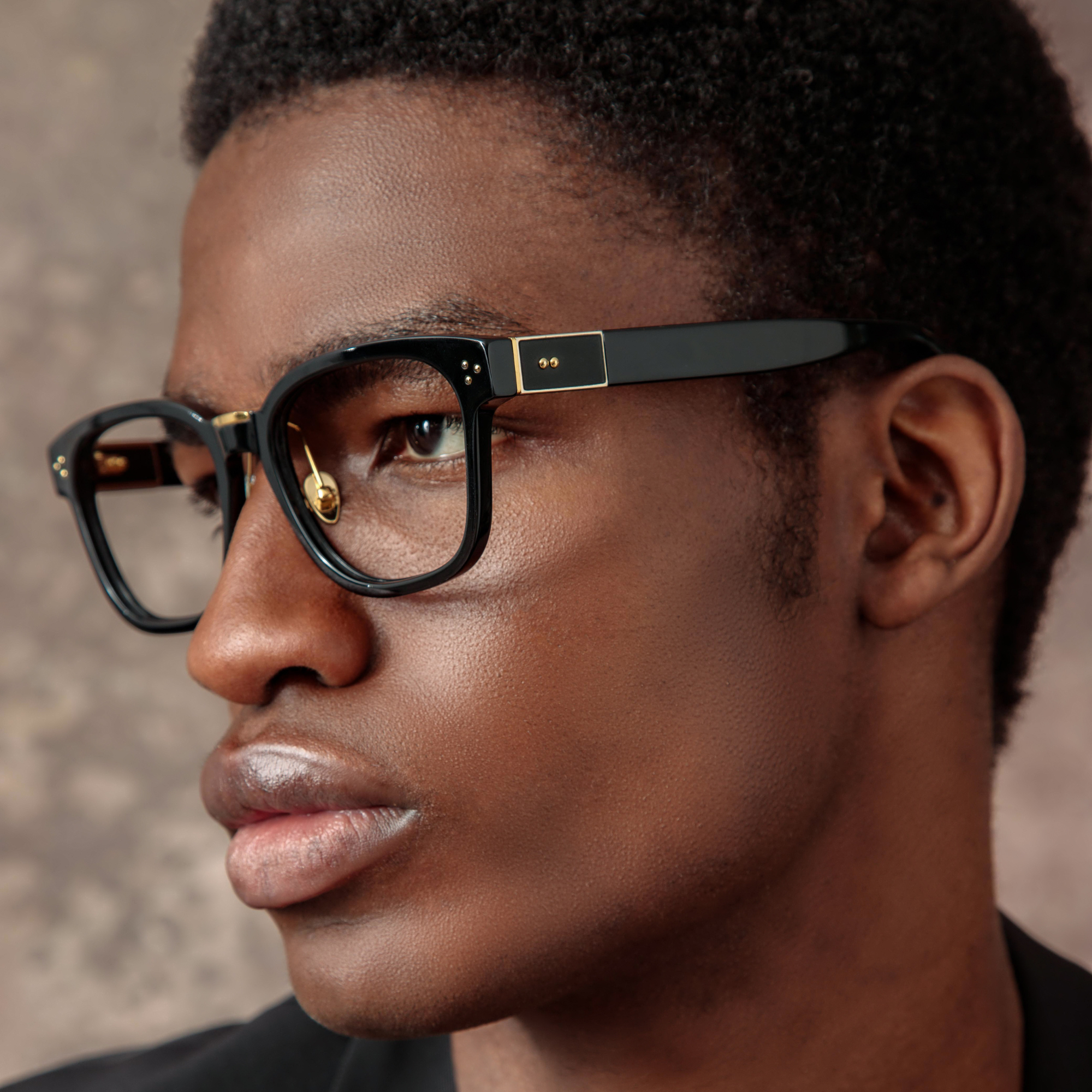 Men's Cedric Optical Frames in Black (Asian Fit)