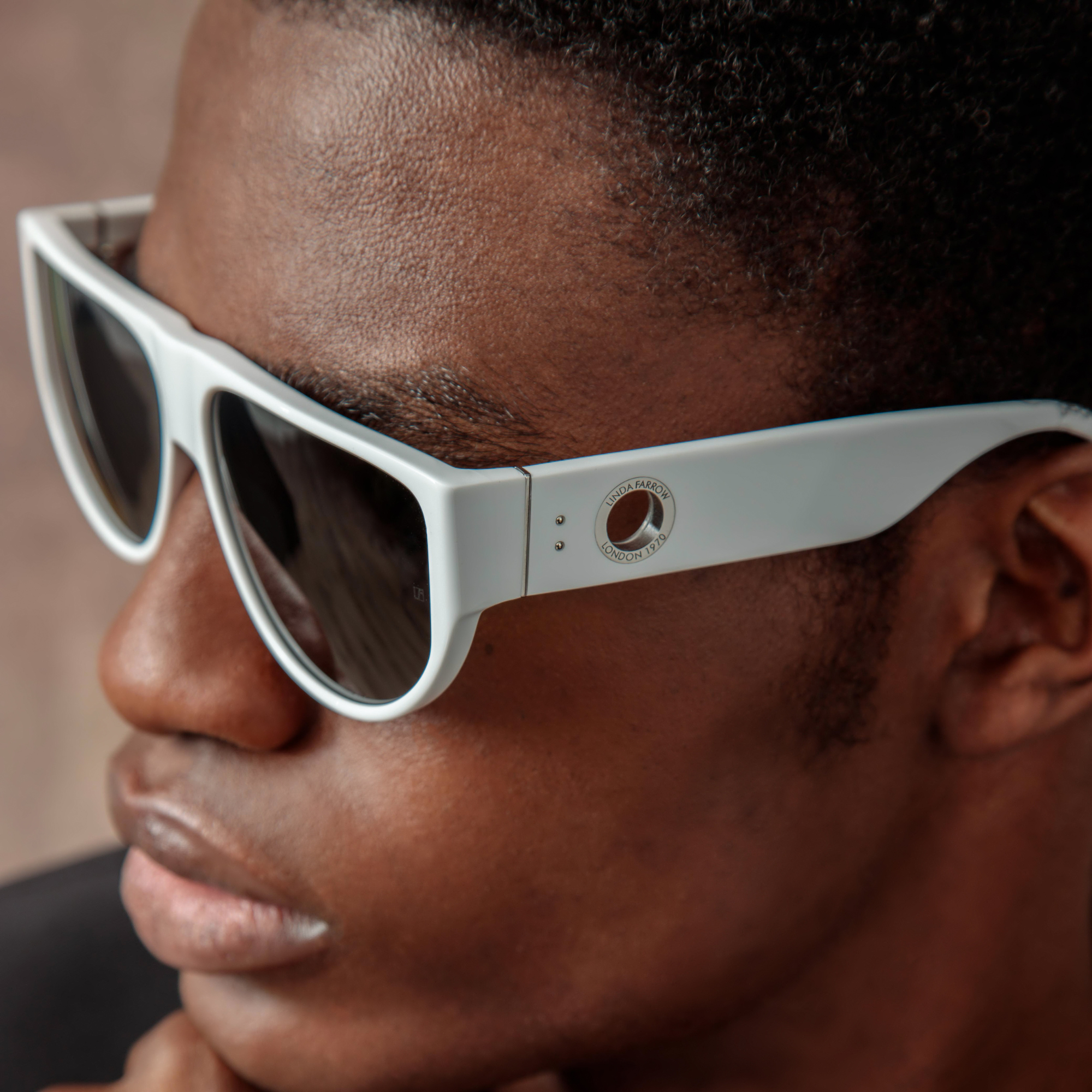 Men's Elodie Sunglasses in White