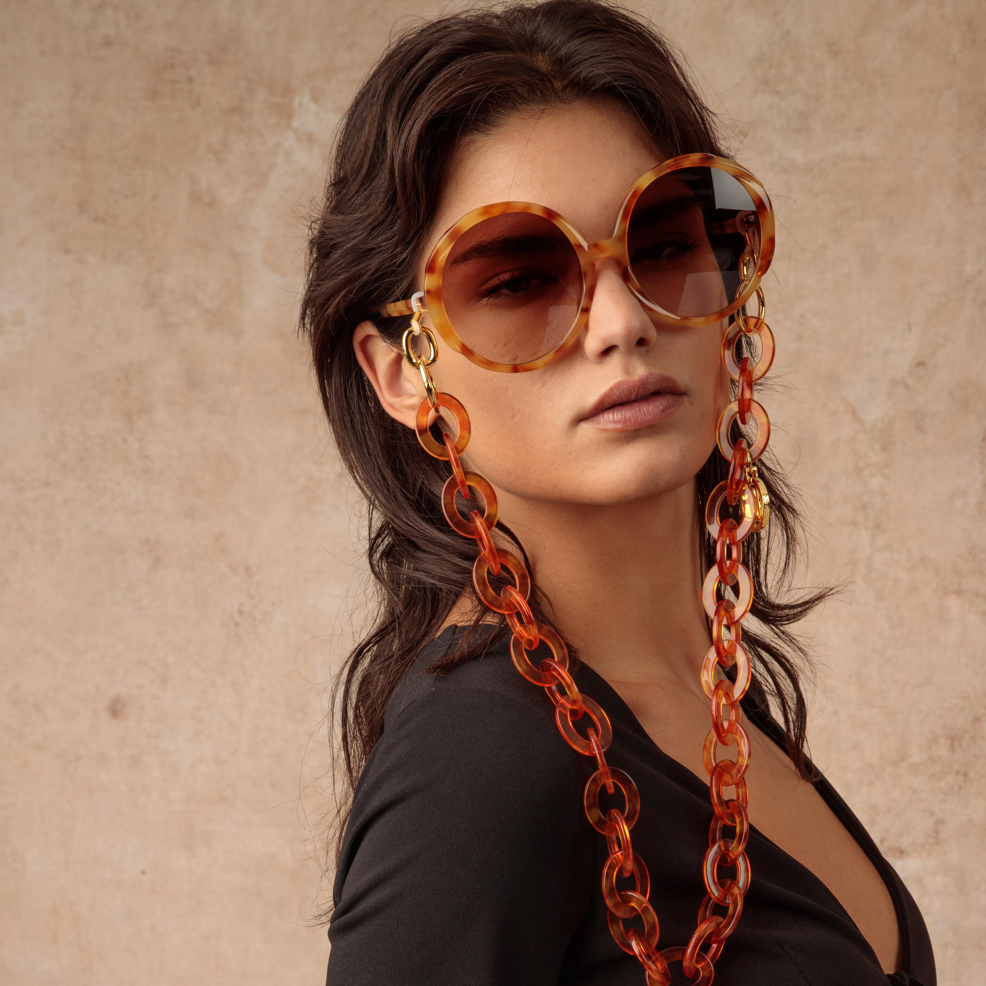 Otavia Sunglasses in Saffron Tortoiseshell