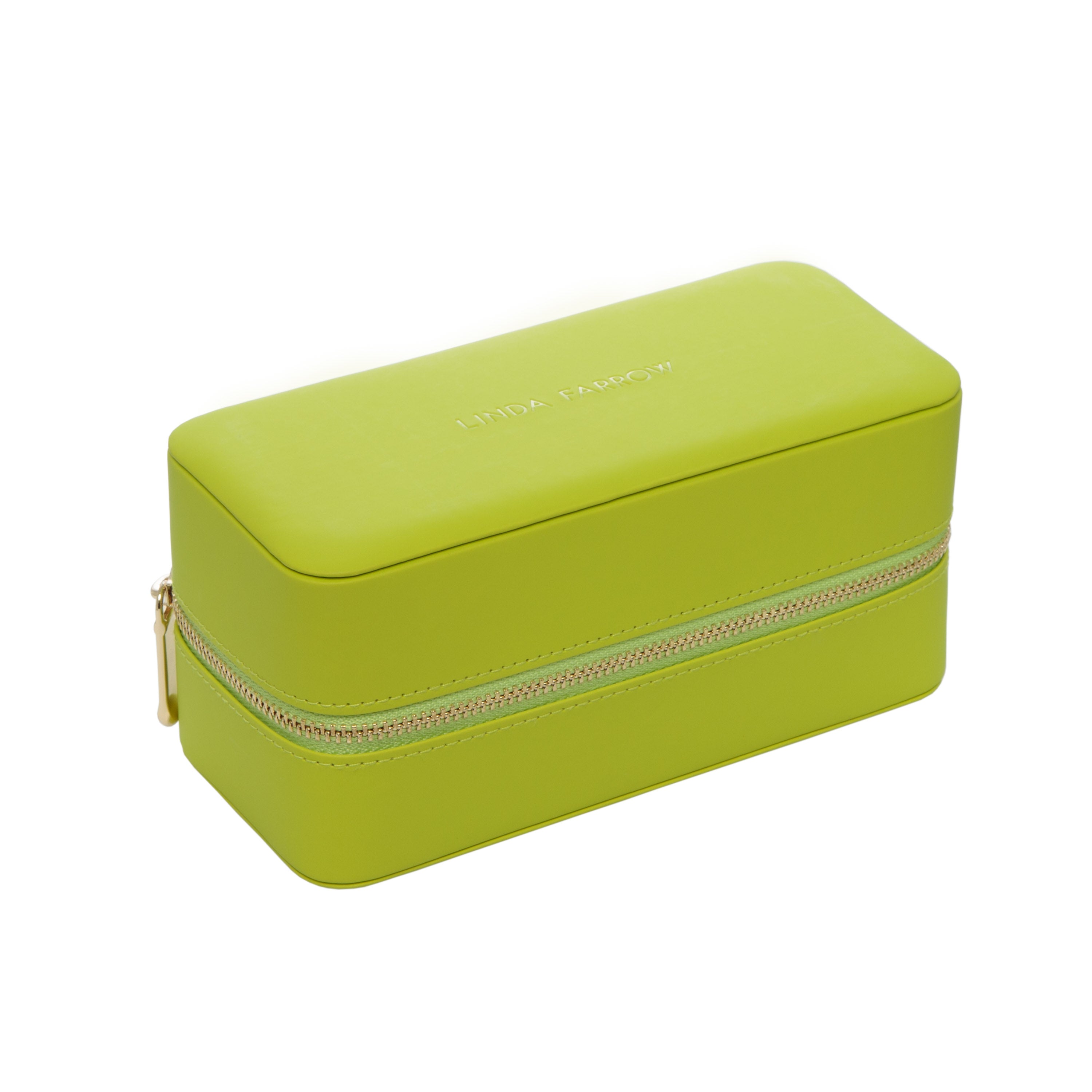 Zip Travel Case in Neon Lime
