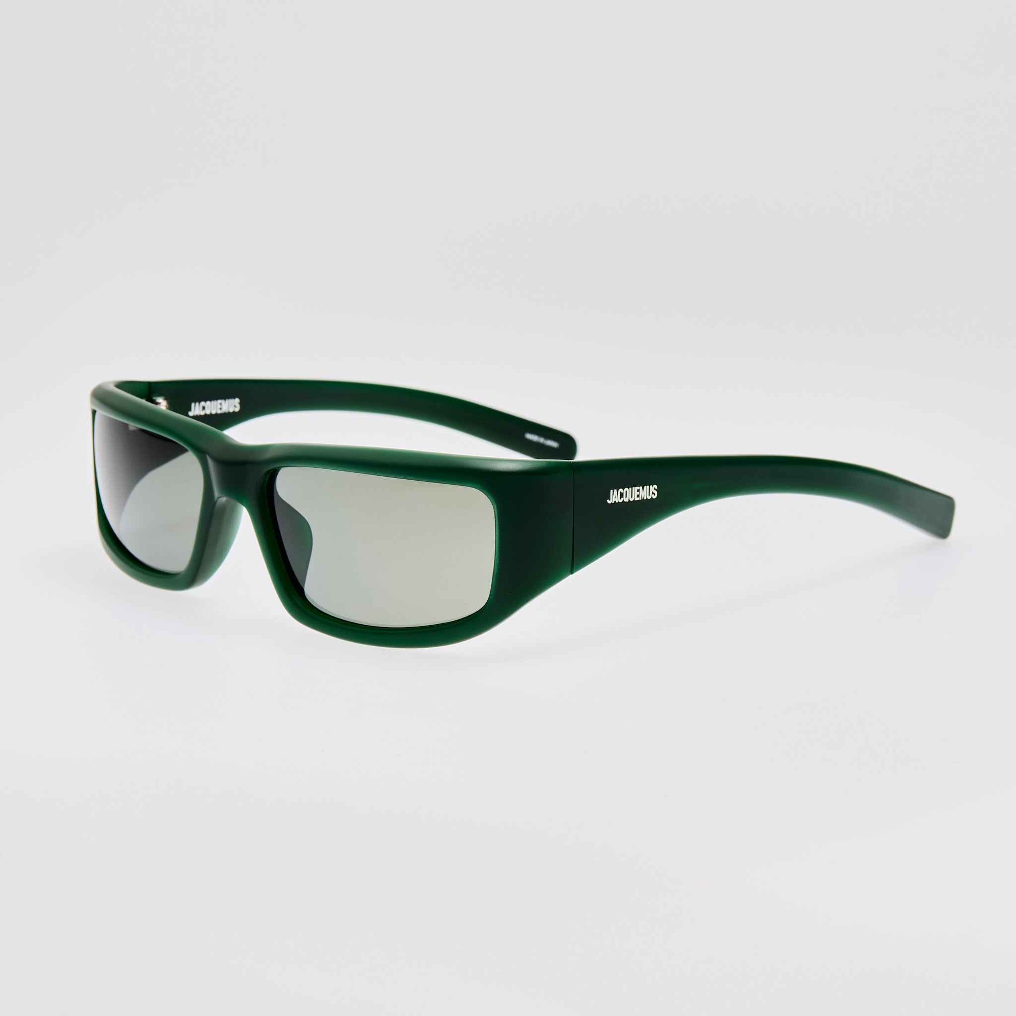 Aero Sunglasses in Matt Green - LINDA FARROW - Sunglasses - 