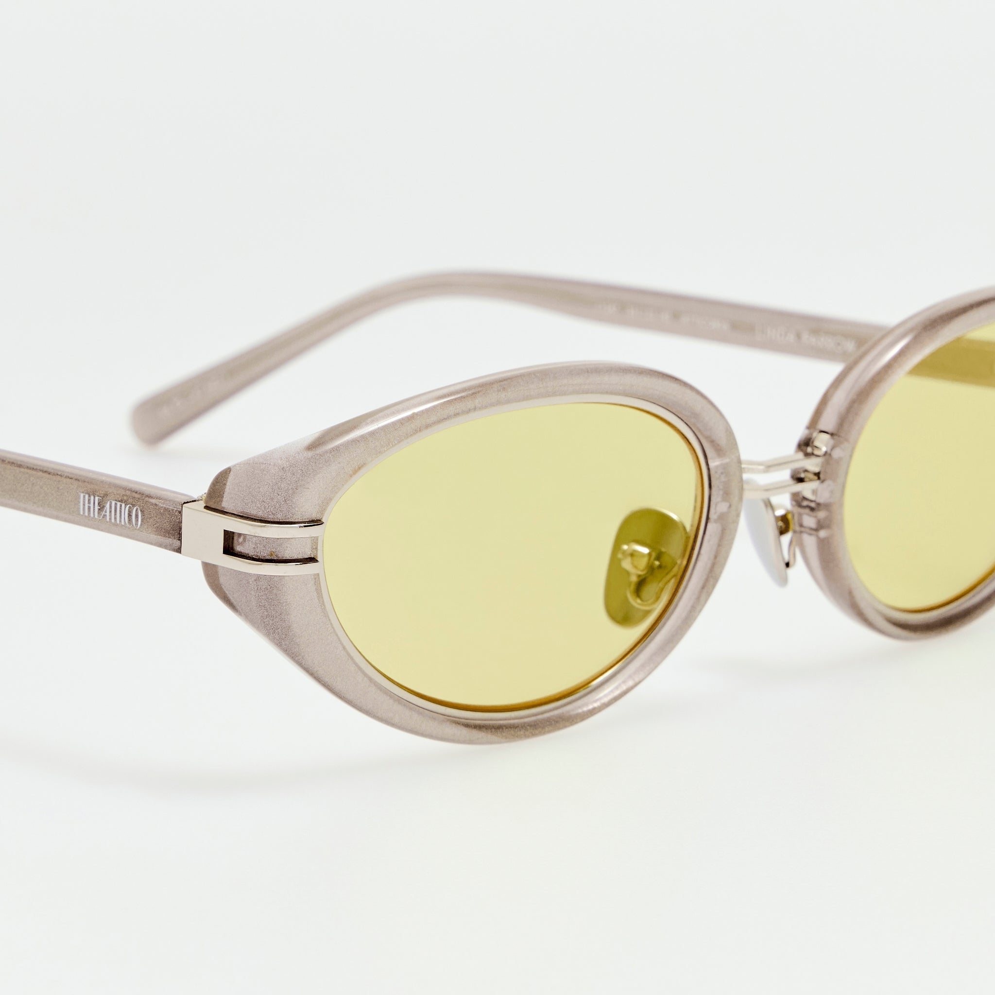 Ambra Sunglasses in Glitter - LINDA FARROW-Sunglasses-