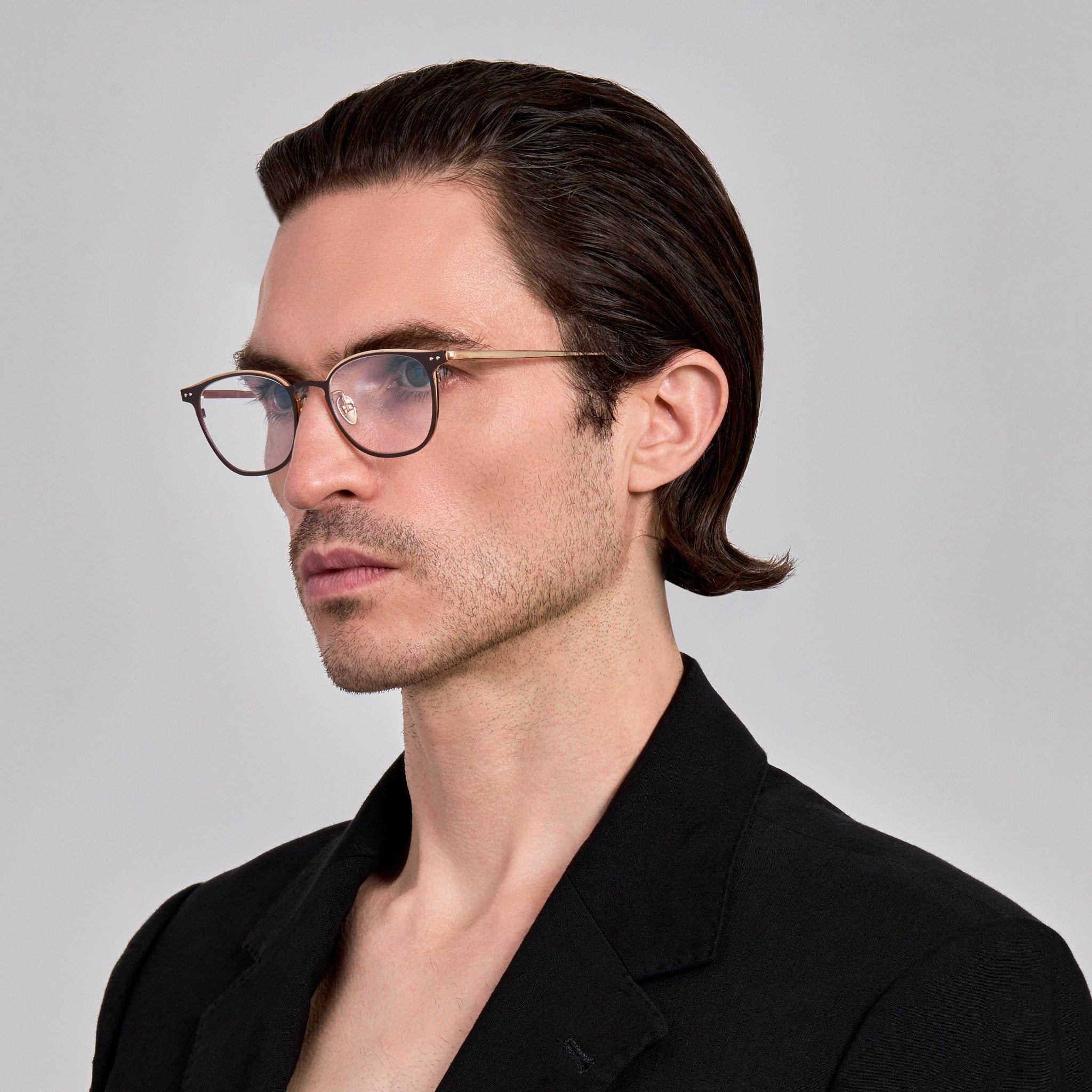 Anderson Optical in Satin Mocha - LINDA FARROW - Optical Frame - 