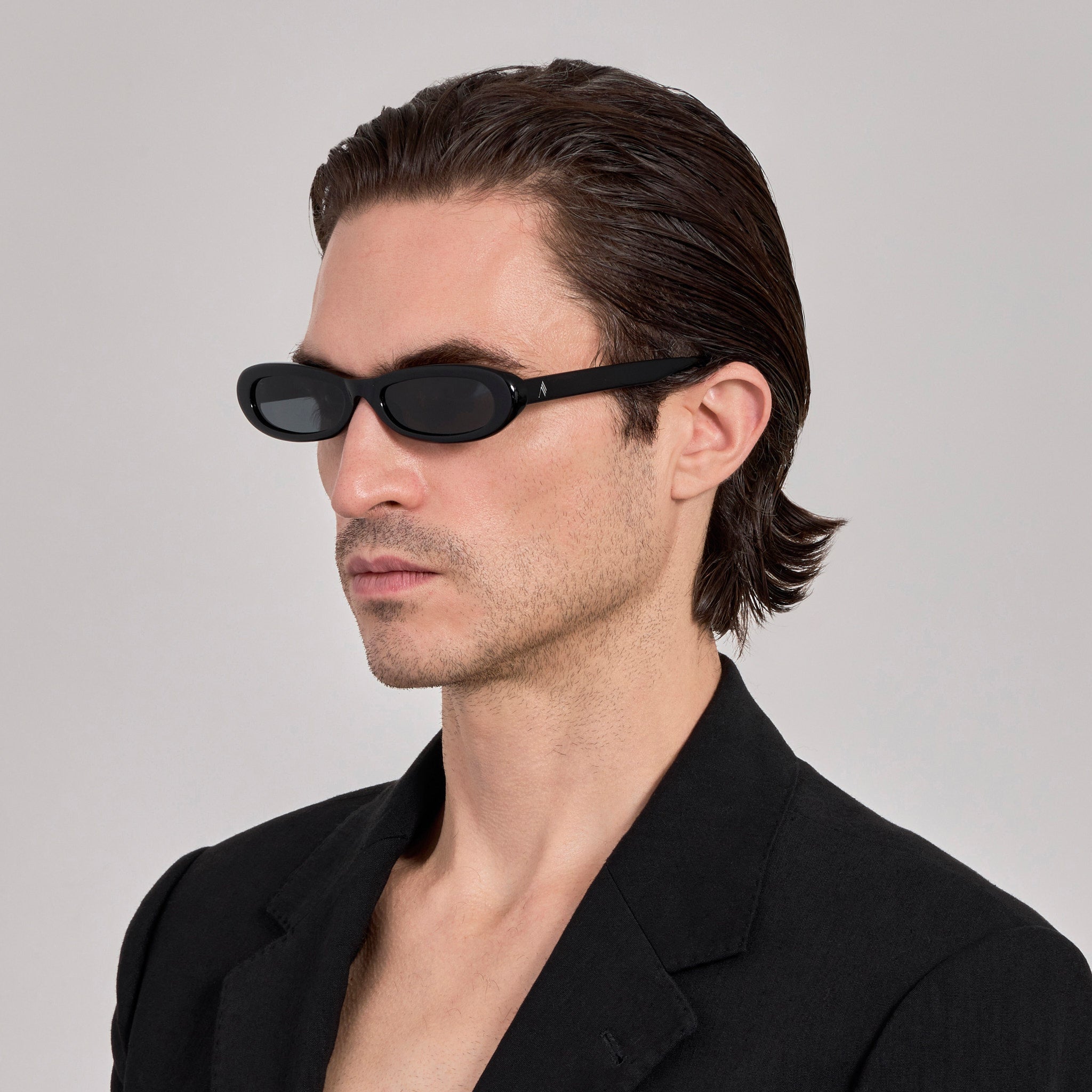 Andrea Sunglasses in Black - LINDA FARROW-Sunglasses-