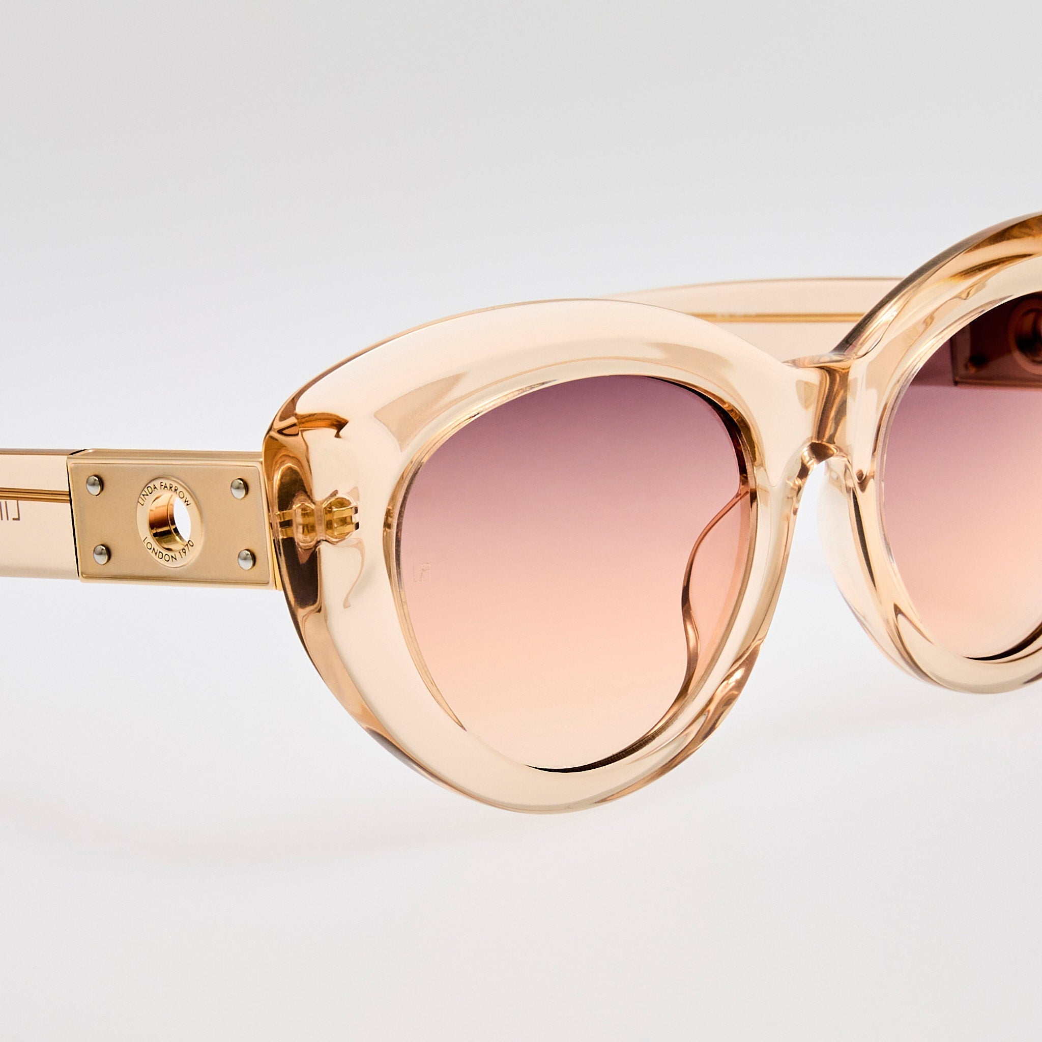 Anna Sunglasses in Ash - LINDA FARROW - Sunglasses - 