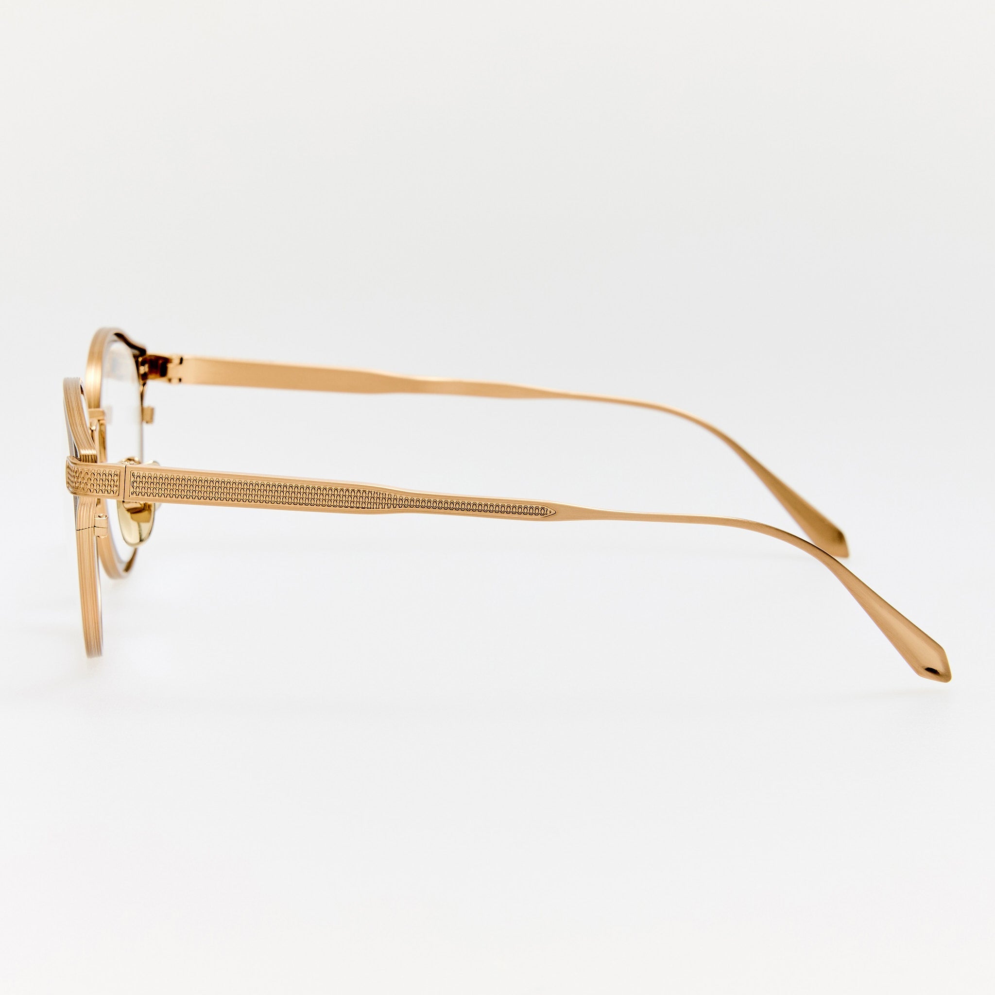 Anthony Oval Optical Frame in Matt Champagne - LINDA FARROW-Optical Frame-