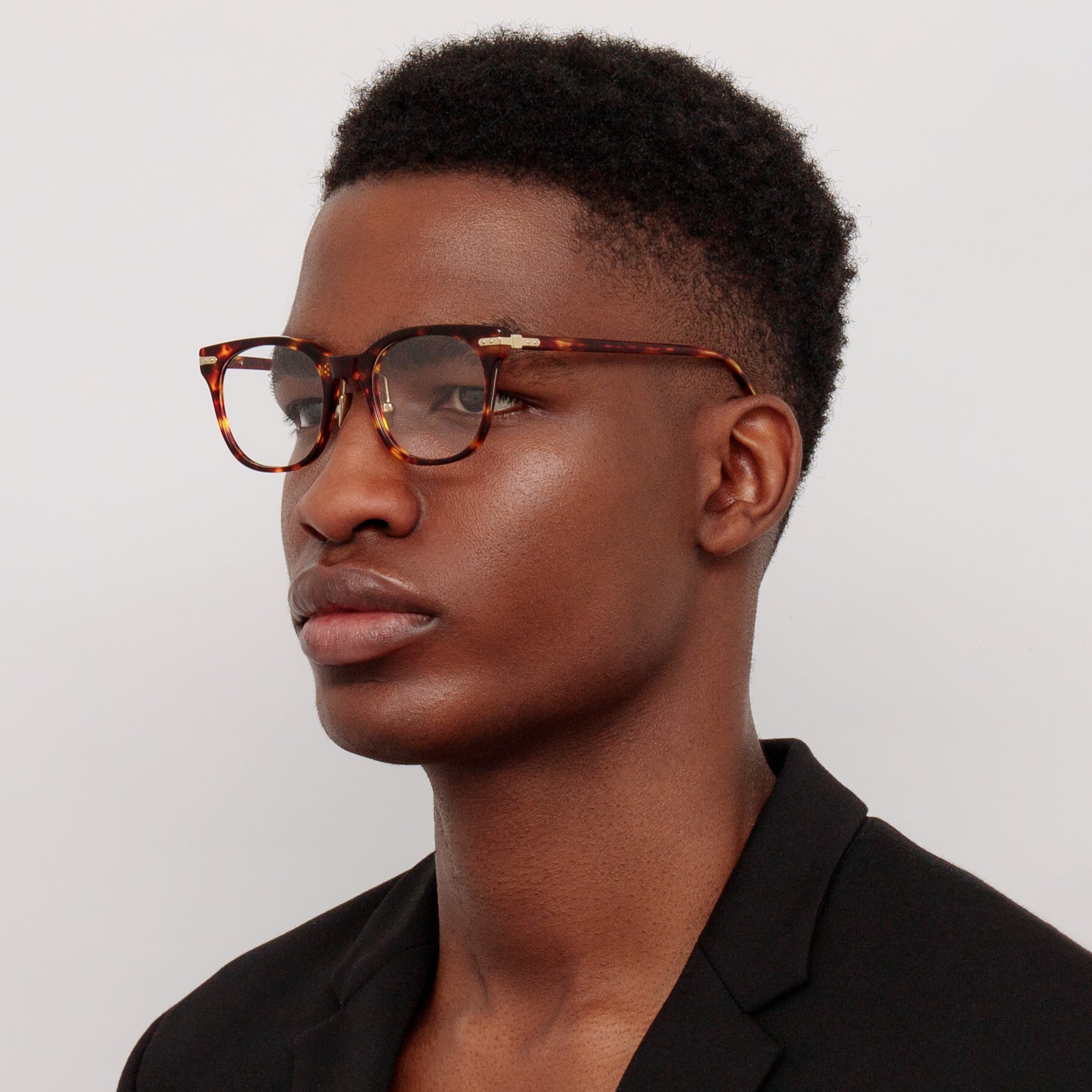 Arch Optical in Dark Tortoiseshell - LINDA FARROW - Optical Frame - 