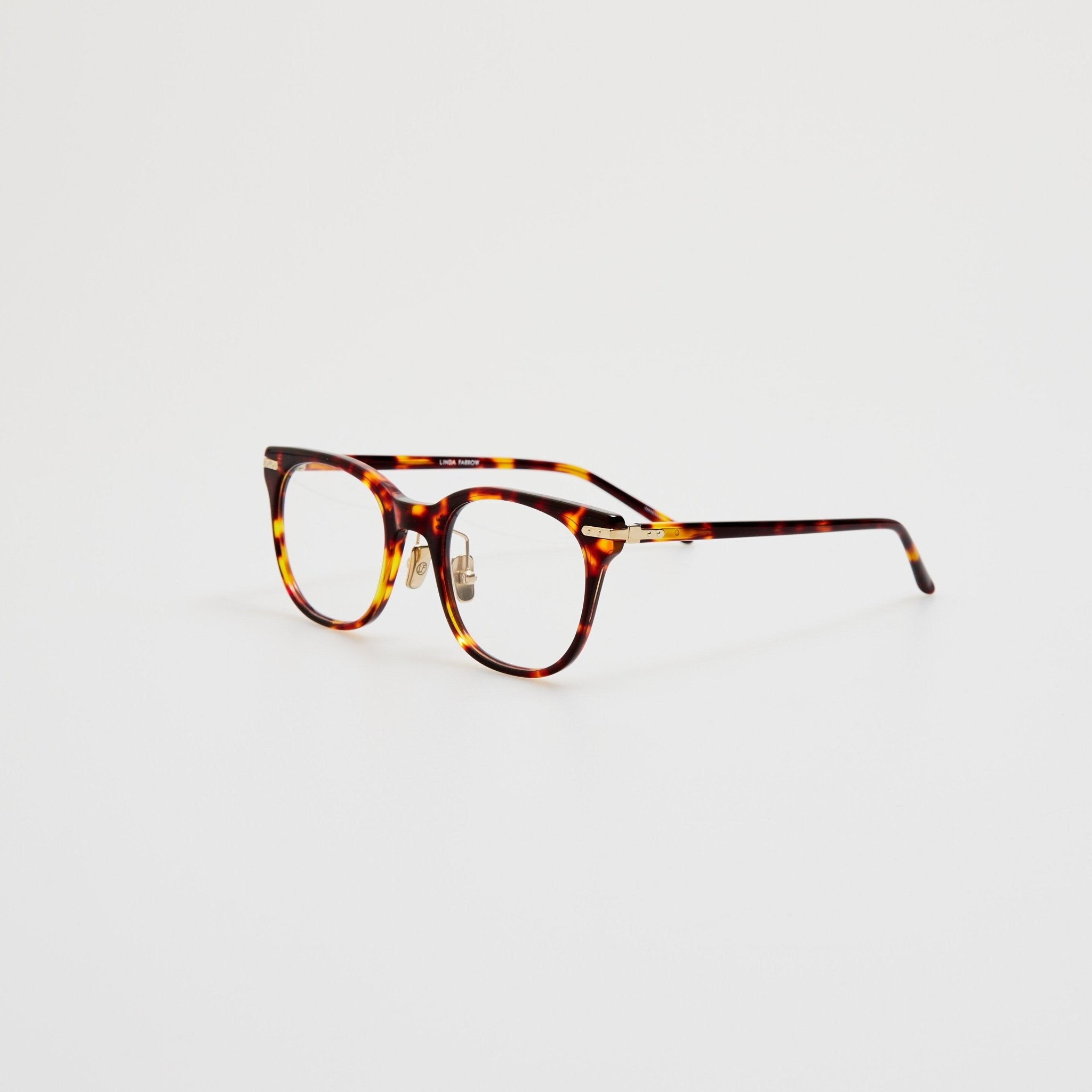 Arch Optical in Dark Tortoiseshell - LINDA FARROW - Optical Frame - 