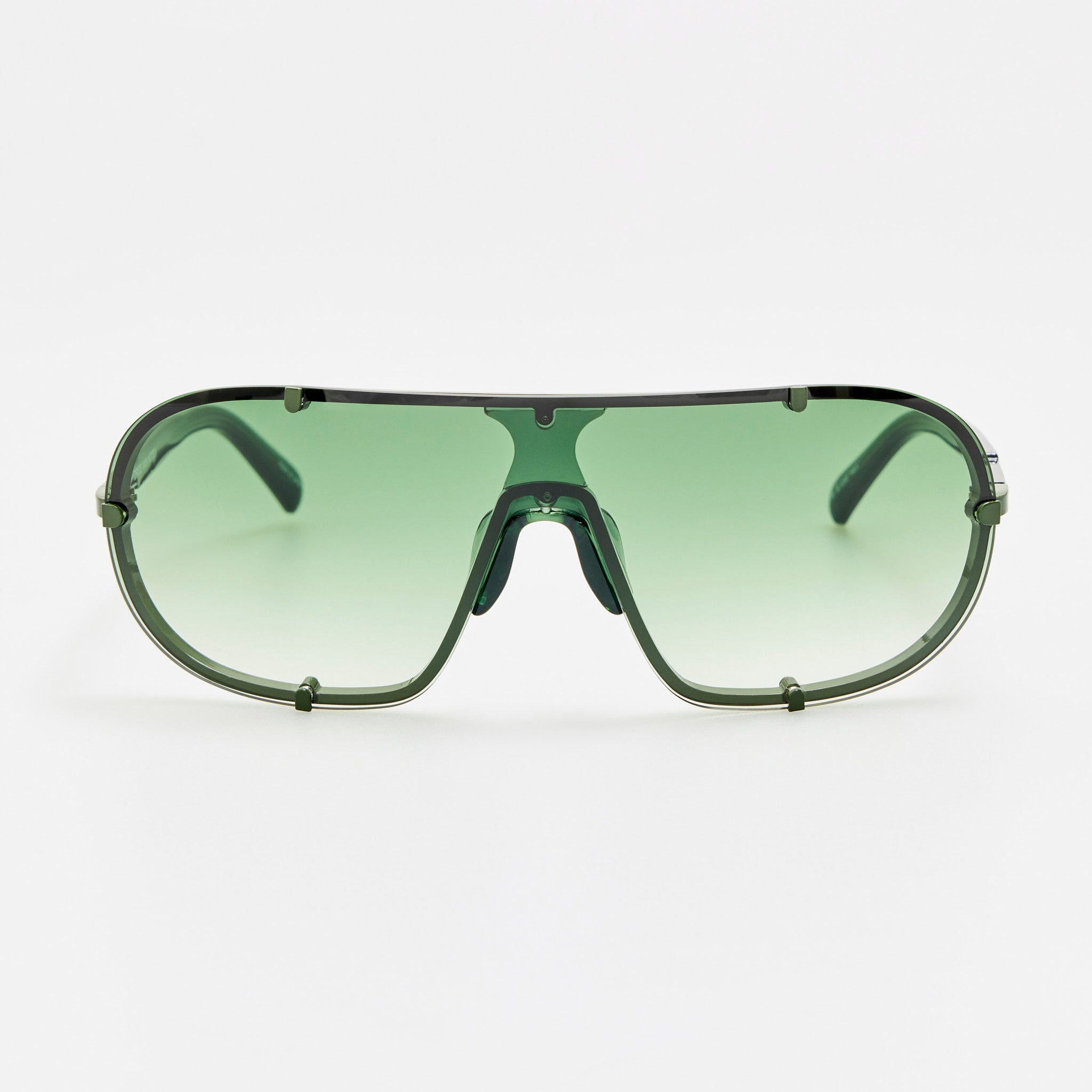 Aviator Sunglasses in Khaki - LINDA FARROW-Sunglasses-