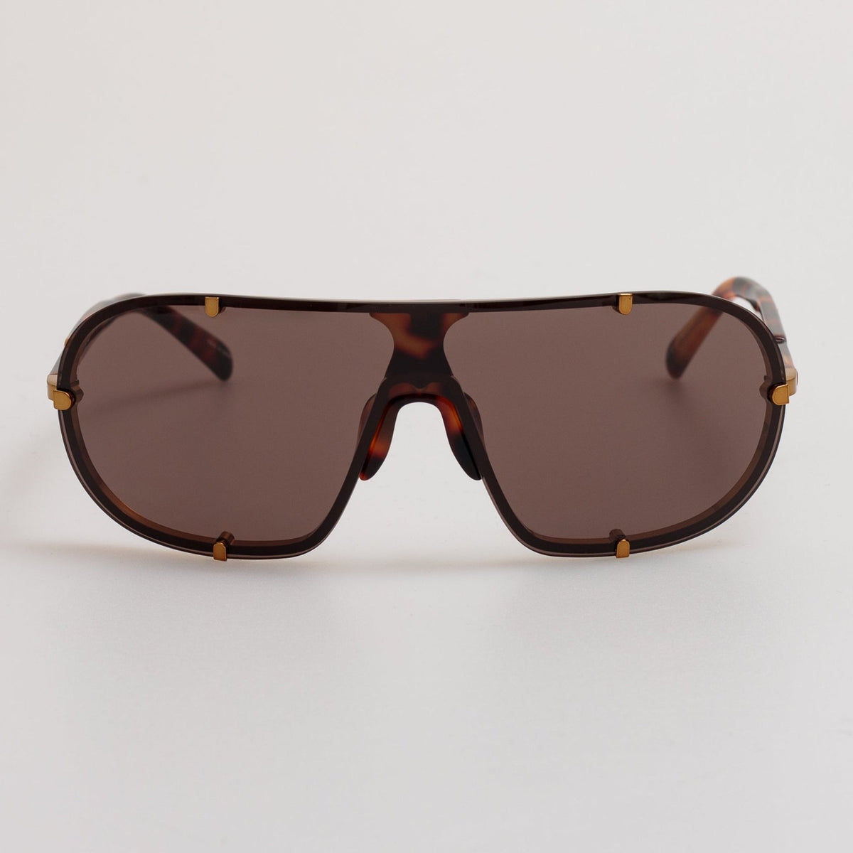 DRIES VAN NOTEN Linda Farrow ブルー サングラス Dries Van Noten 