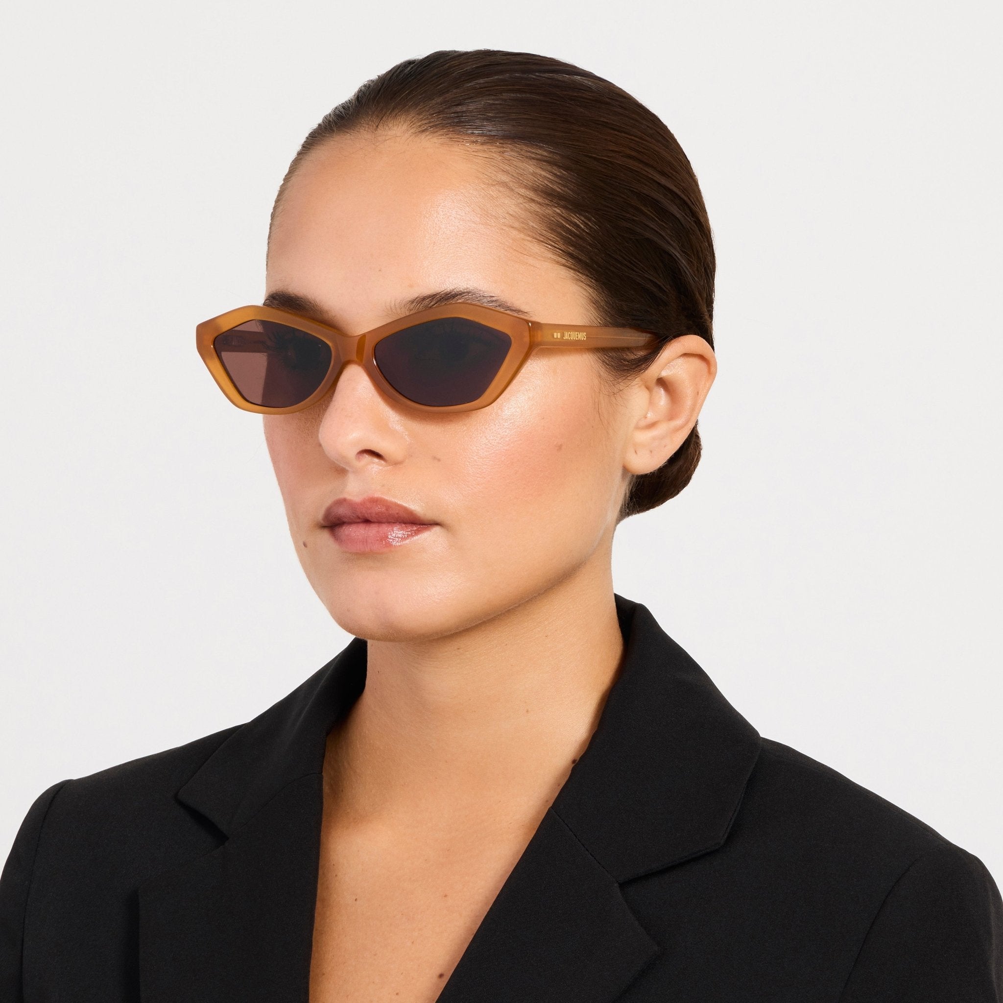 Bambino Sunglasses in Caramel - LINDA FARROW-Sunglasses-
