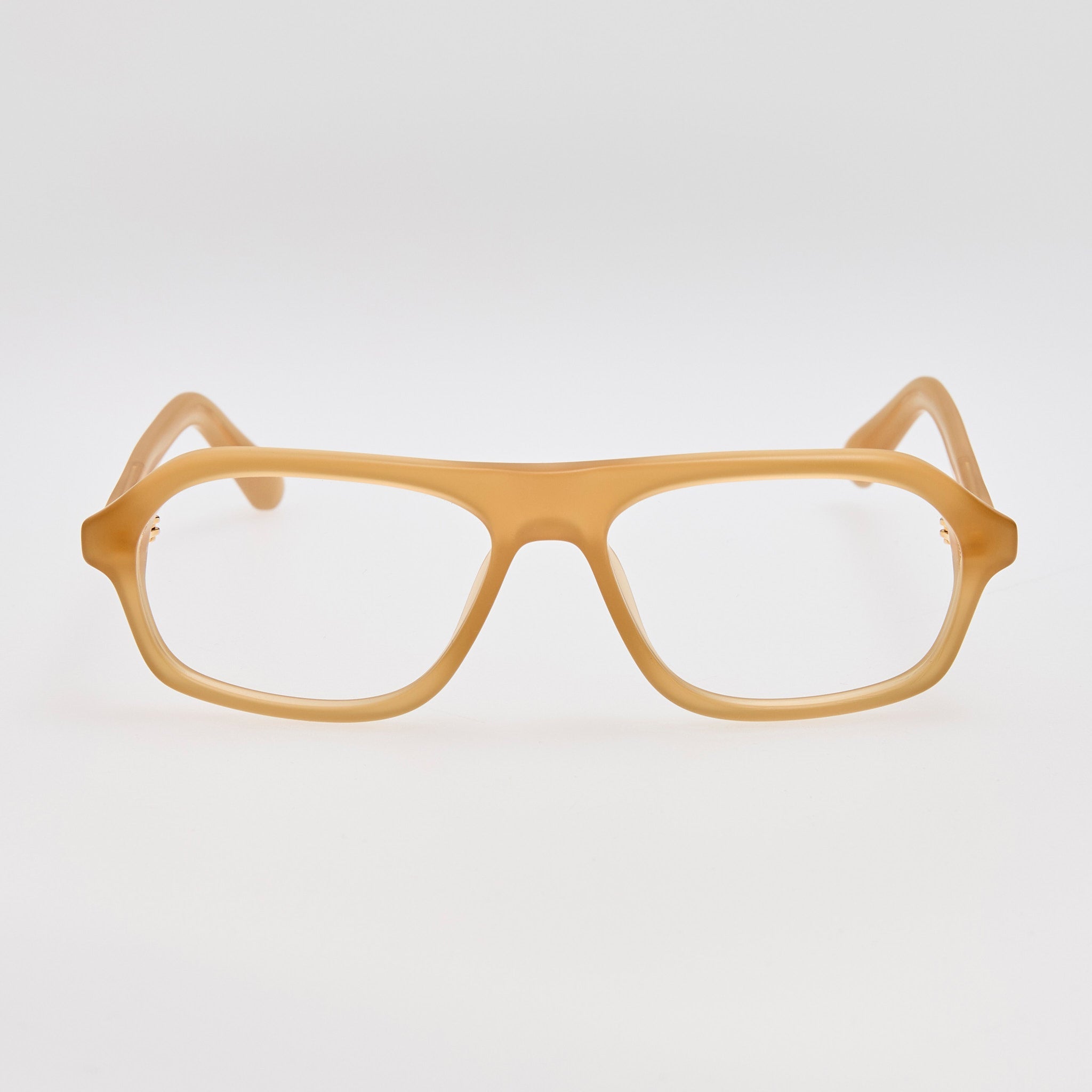 Becane Optical in Milky Brown - LINDA FARROW - Optical Frame - 