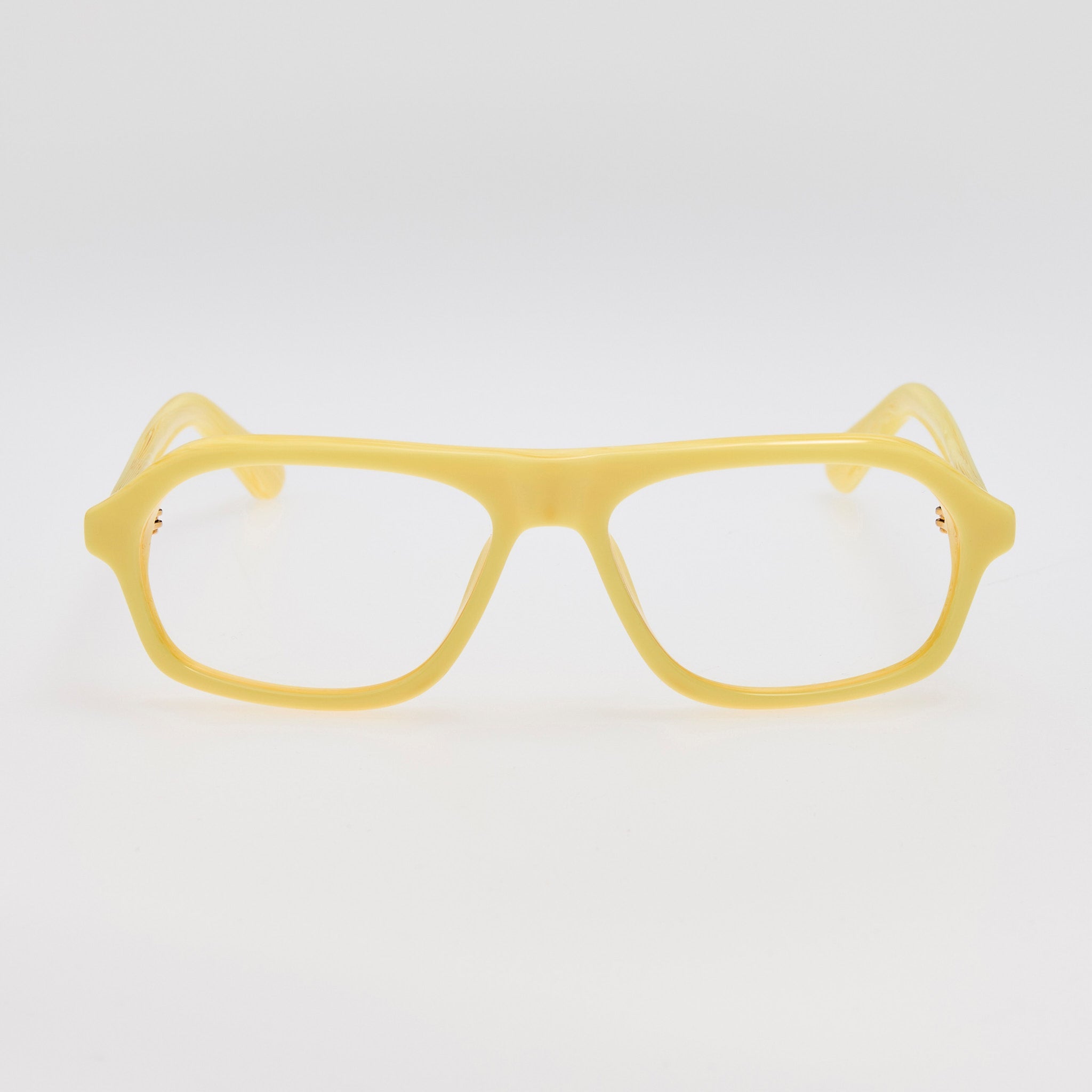 Becane Optical in Yellow Stripe - LINDA FARROW - Optical Frame - 