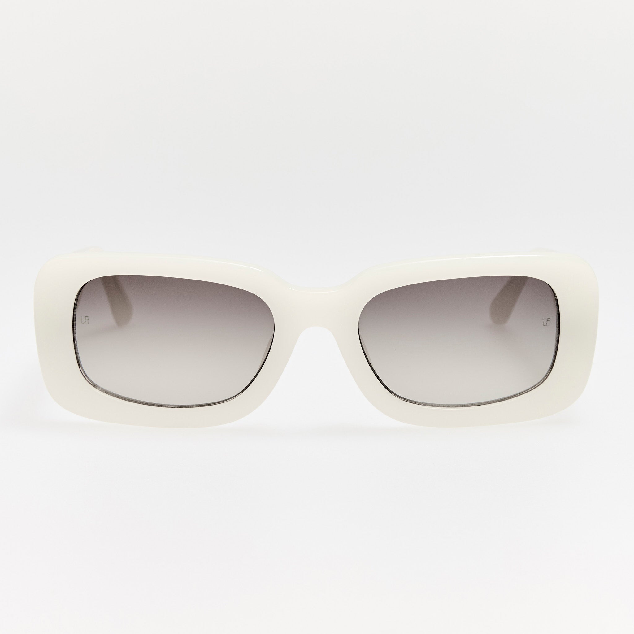Belle Sunglasses in Cream - LINDA FARROW - Sunglasses - 