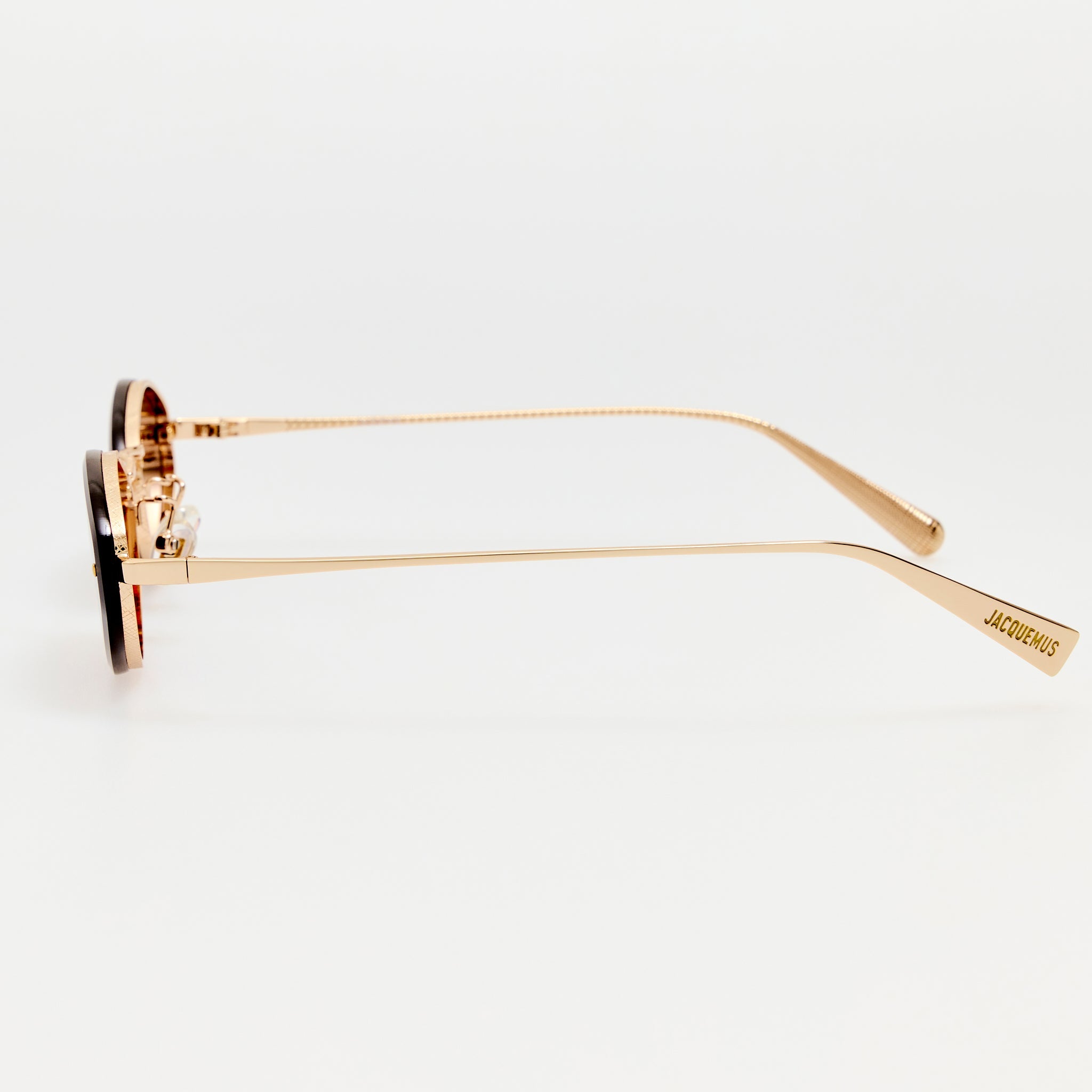 Bellini Sunglasses in Gold and Brown - LINDA FARROW-Sunglasses-