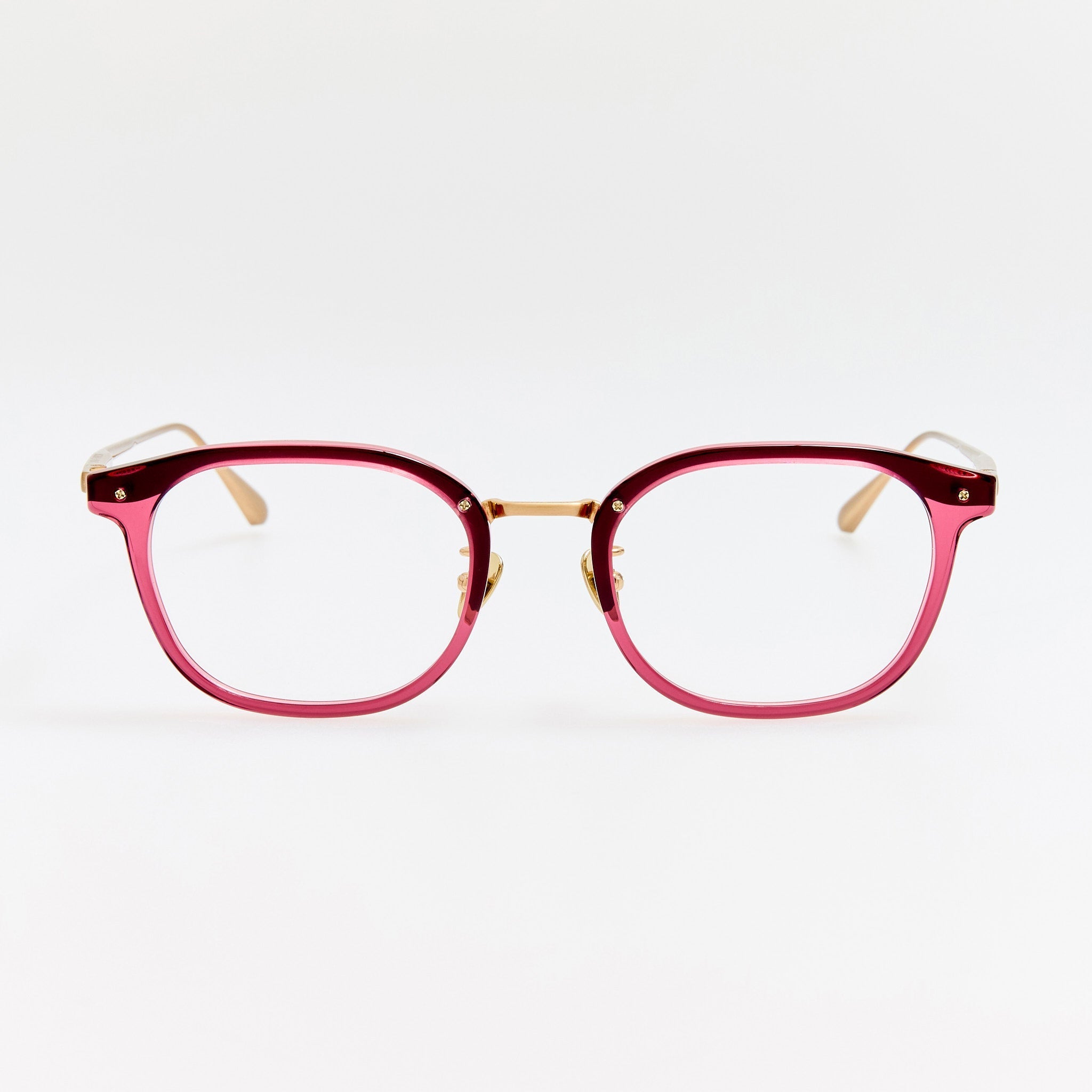 Bennet Optical in Wine - LINDA FARROW - Optical Frame - 