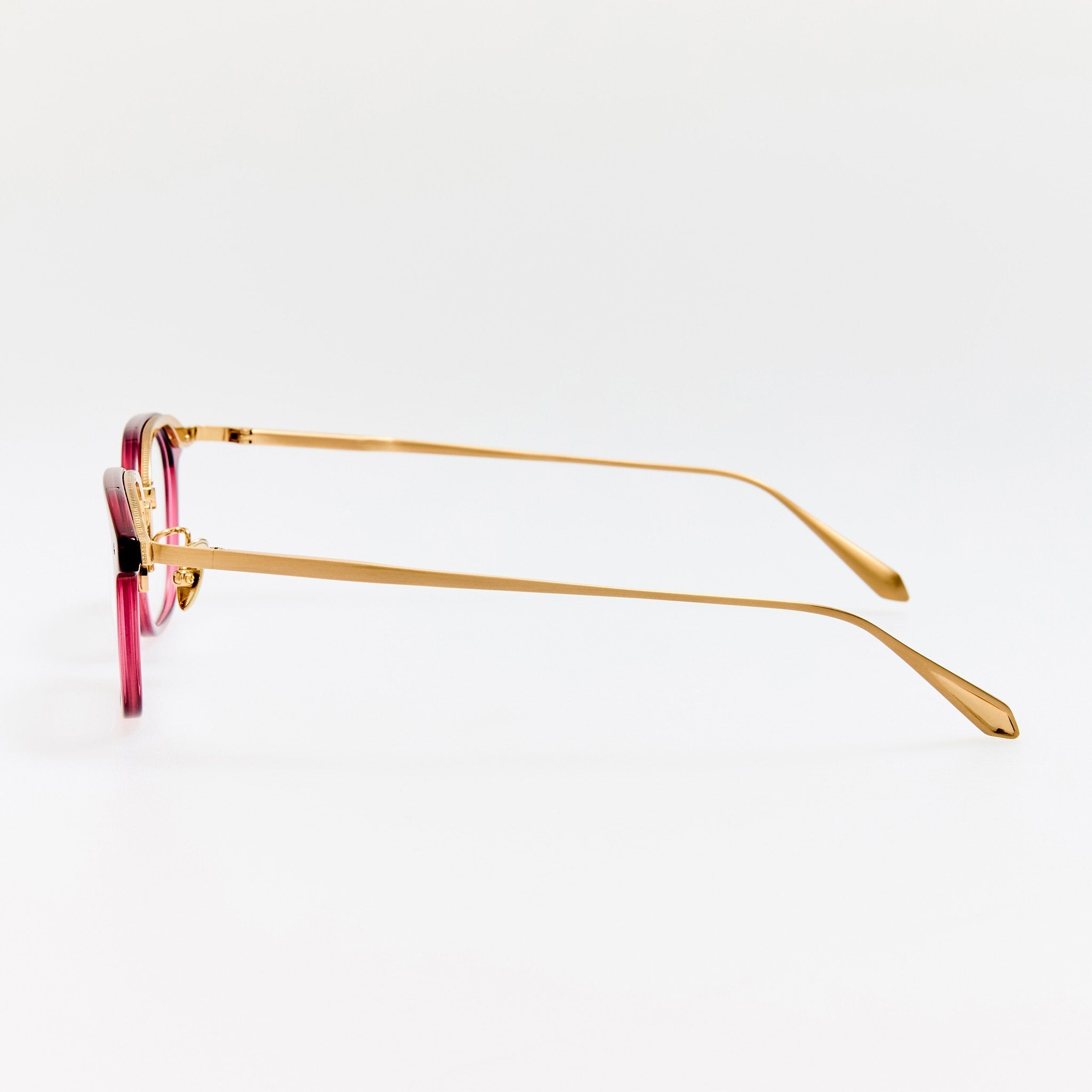 Bennet Optical in Wine - LINDA FARROW - Optical Frame - 