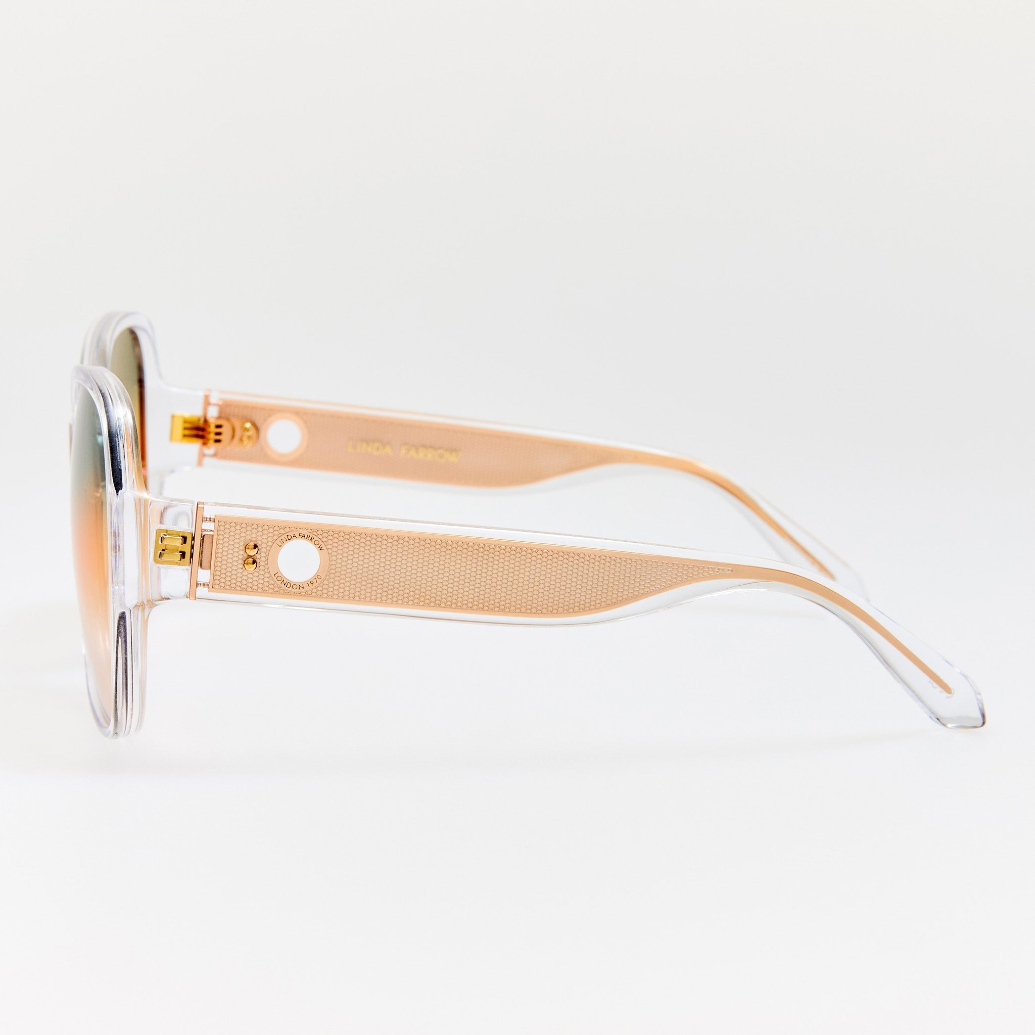 Blair Sunglasses in Clear and Tutti Frutti - LINDA FARROW - Sunglasses - 