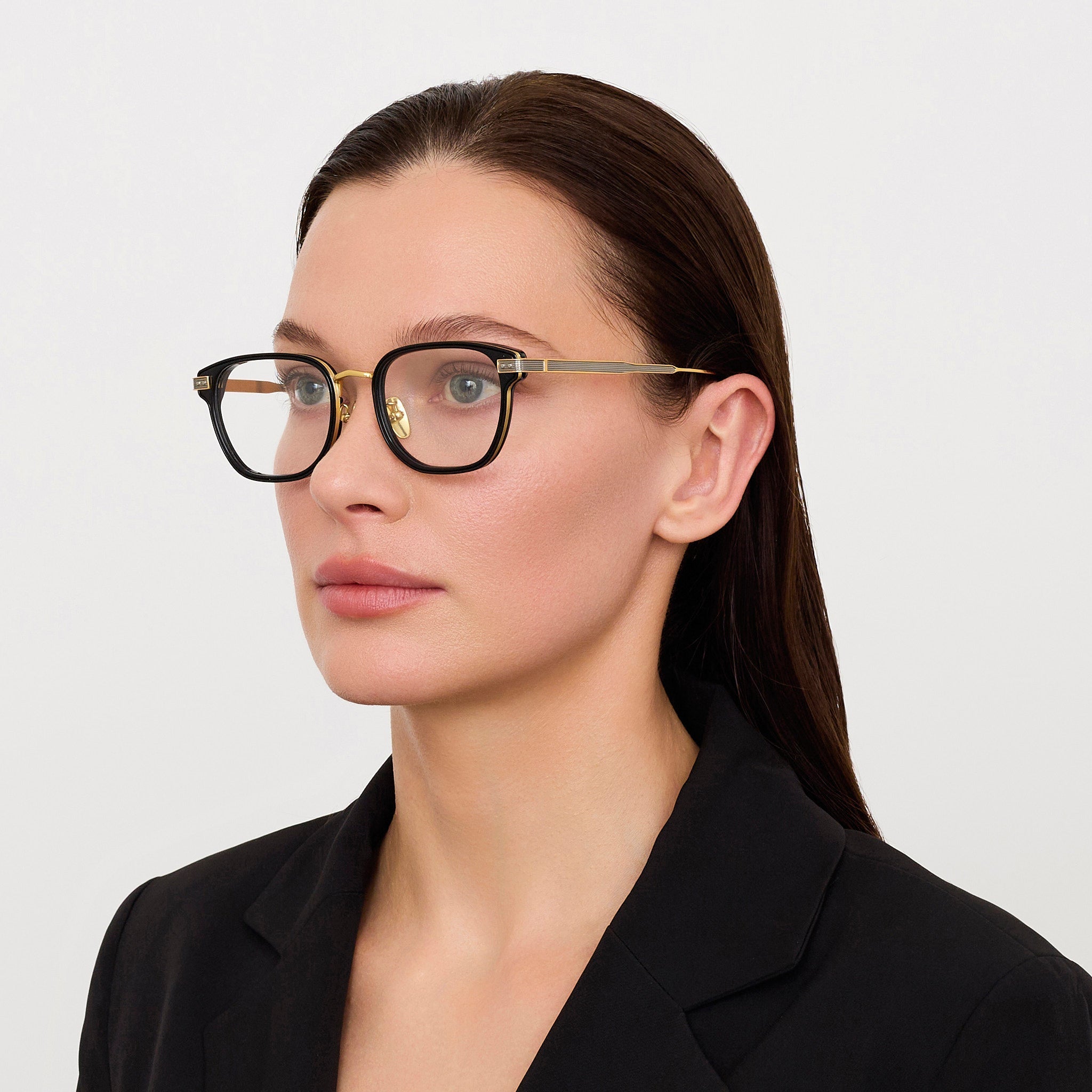 Blakher Optical in Black - LINDA FARROW - Optical Frame - 