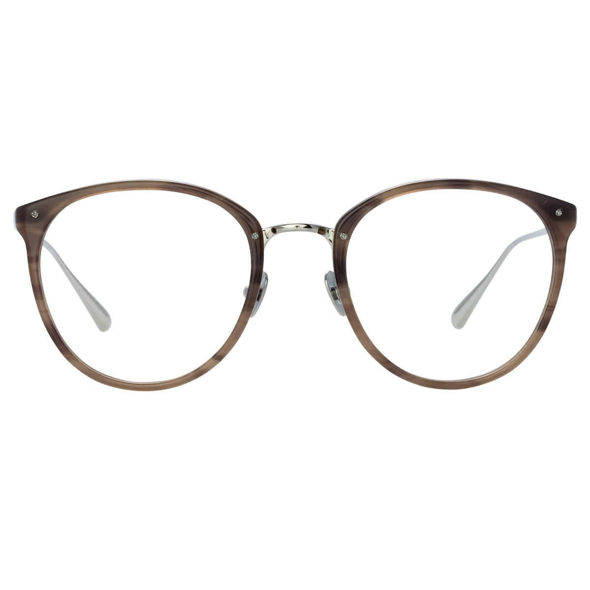 Calthorpe Optical Frame in Grey Horn - LINDA FARROW-Optical Frame-