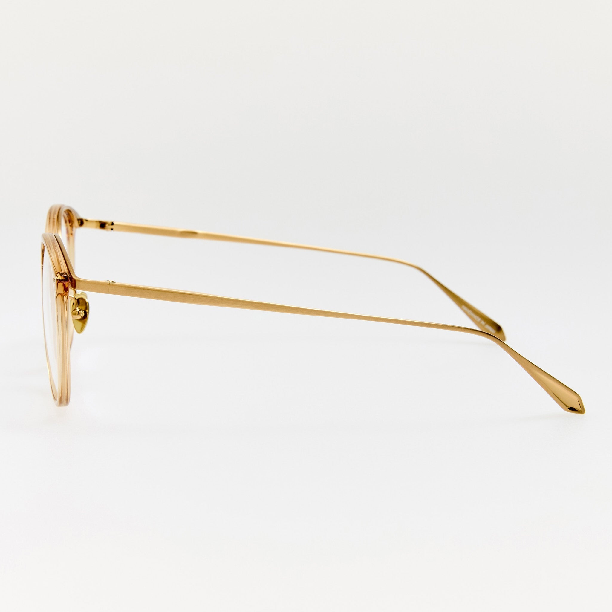 Calthorpe Optical in Matt Champagne and Honey - LINDA FARROW - Optical Frame - 