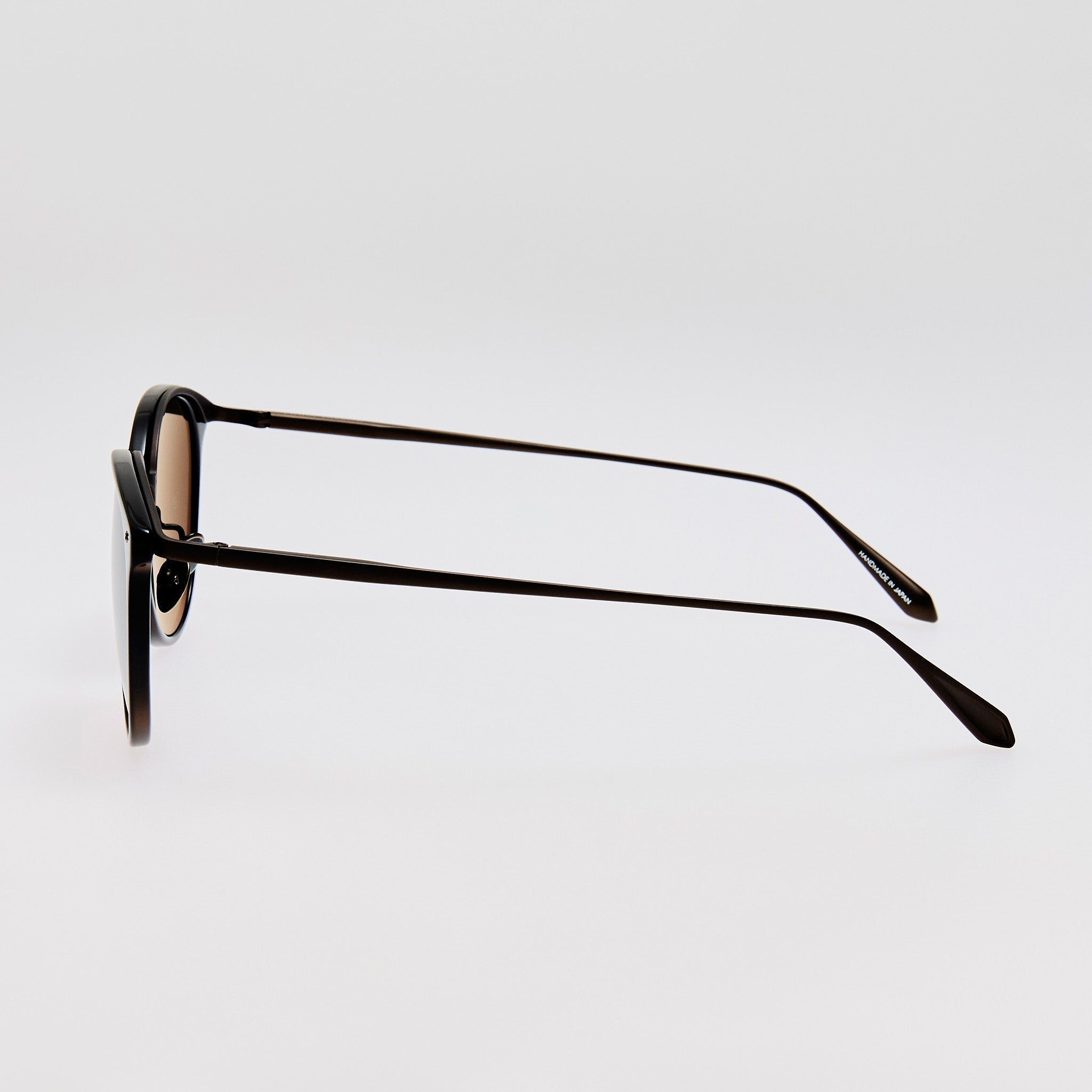 Calthorpe Sunglasses in Black and Matt Nickel - LINDA FARROW - Sunglasses - 
