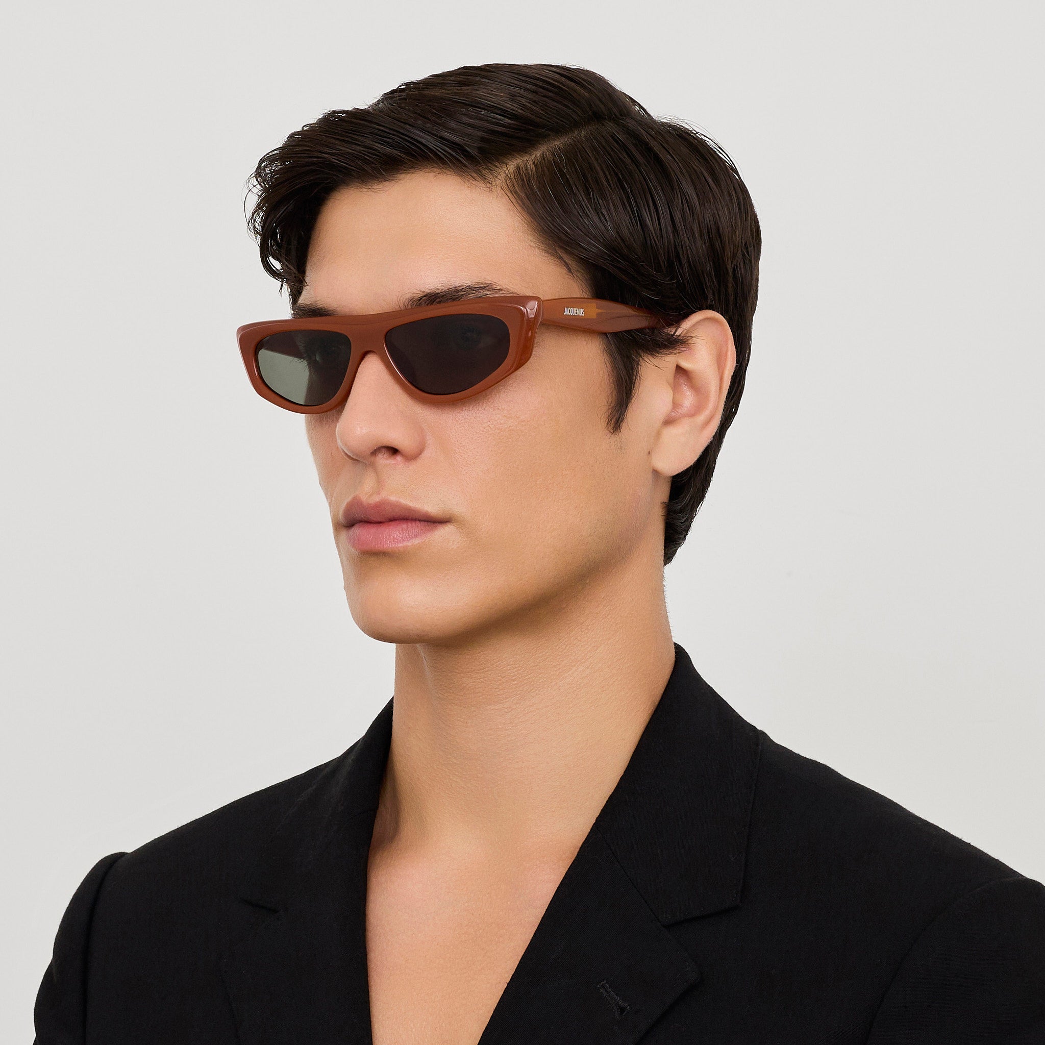 Casco Sunglasses in Metallic Coffee - LINDA FARROW - Sunglasses - 