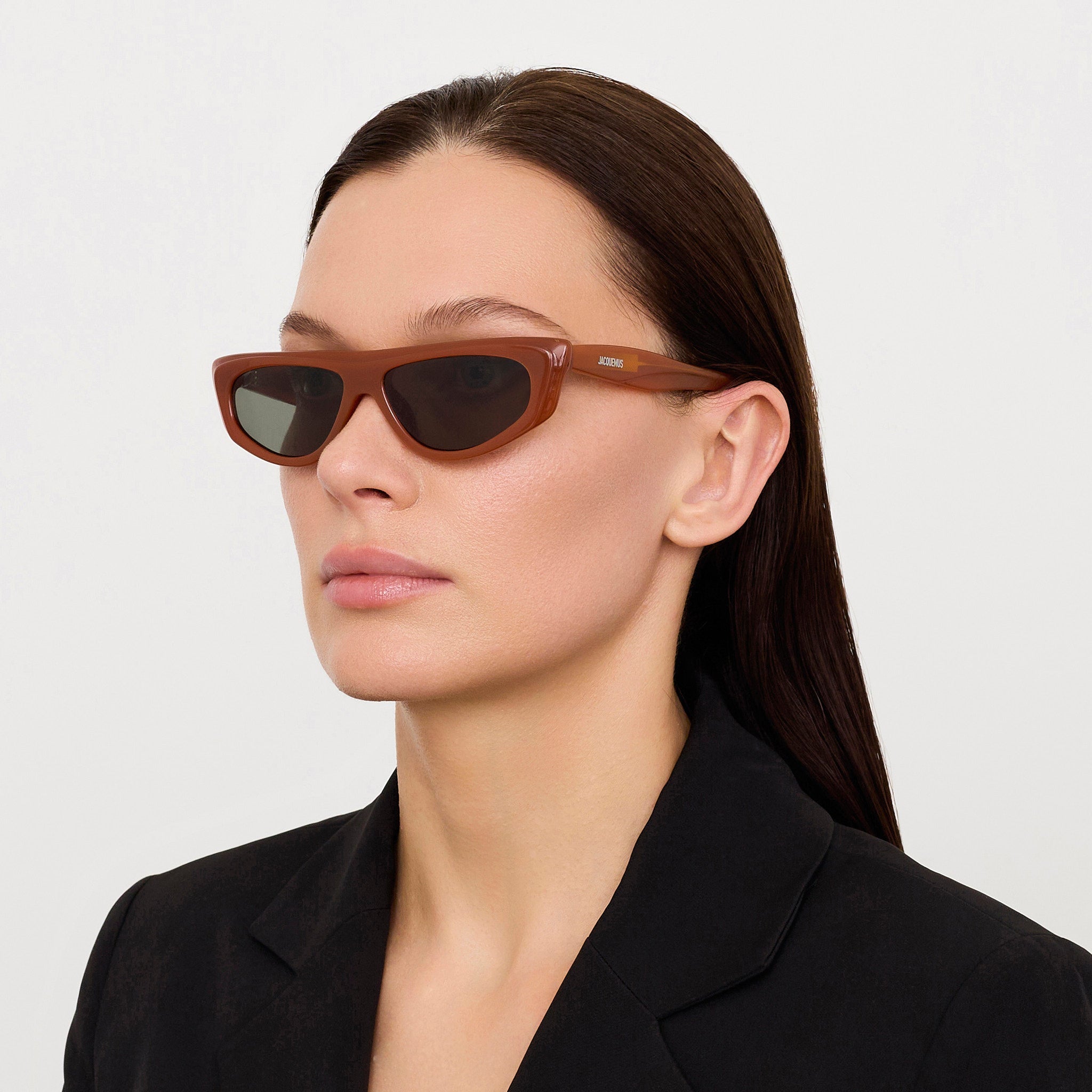 Casco Sunglasses in Metallic Coffee - LINDA FARROW - Sunglasses - 