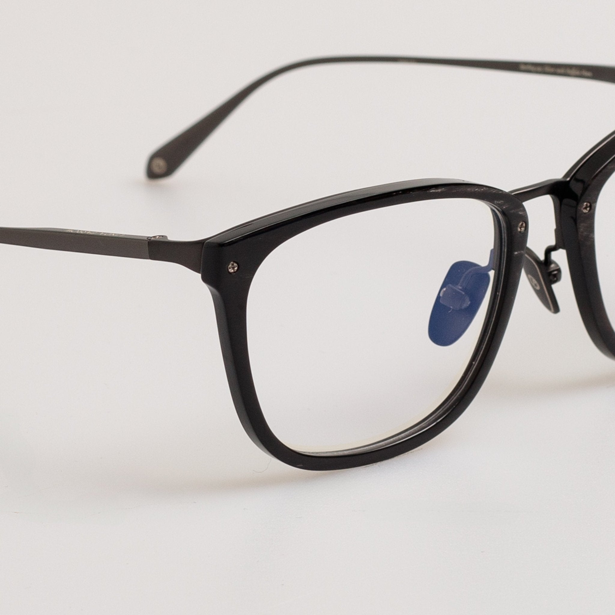 Cassin Optical Frame in Buffalo Horn and 925 Sterling Silver - LINDA FARROW - Optical Frame - 