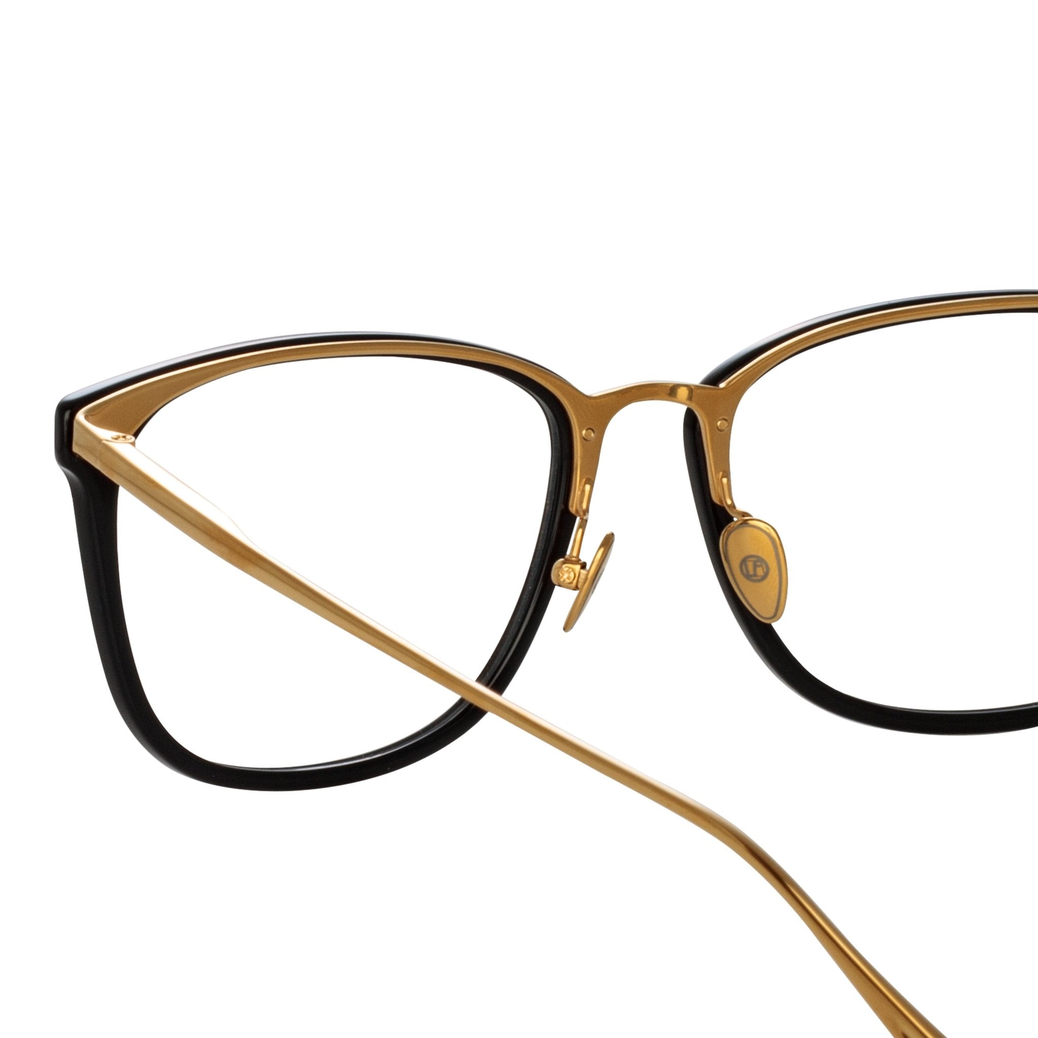 Cassin Optical in Black - LINDA FARROW - Optical Frame - 
