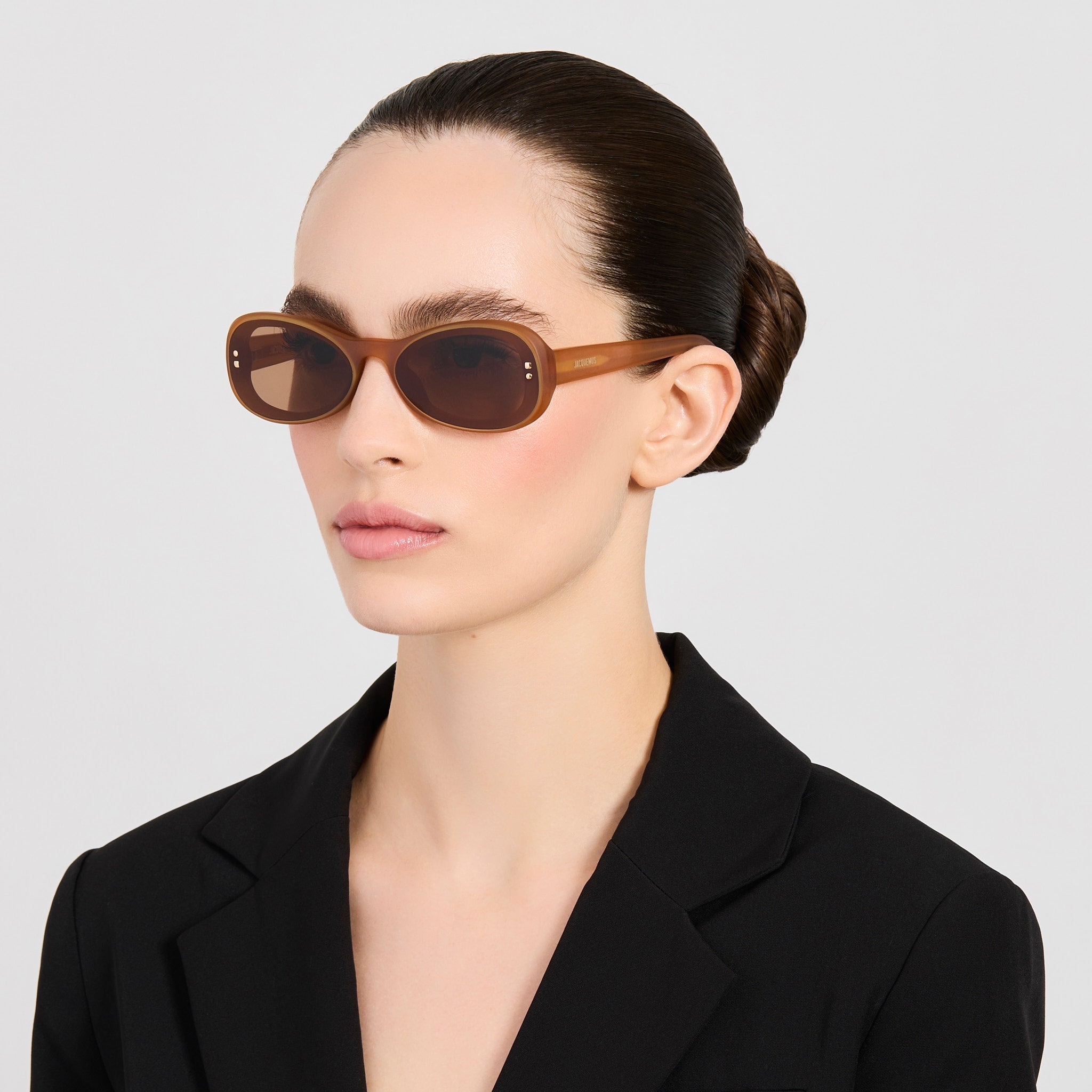 Cavallo Sunglasses in Caramel - LINDA FARROW-Sunglasses-