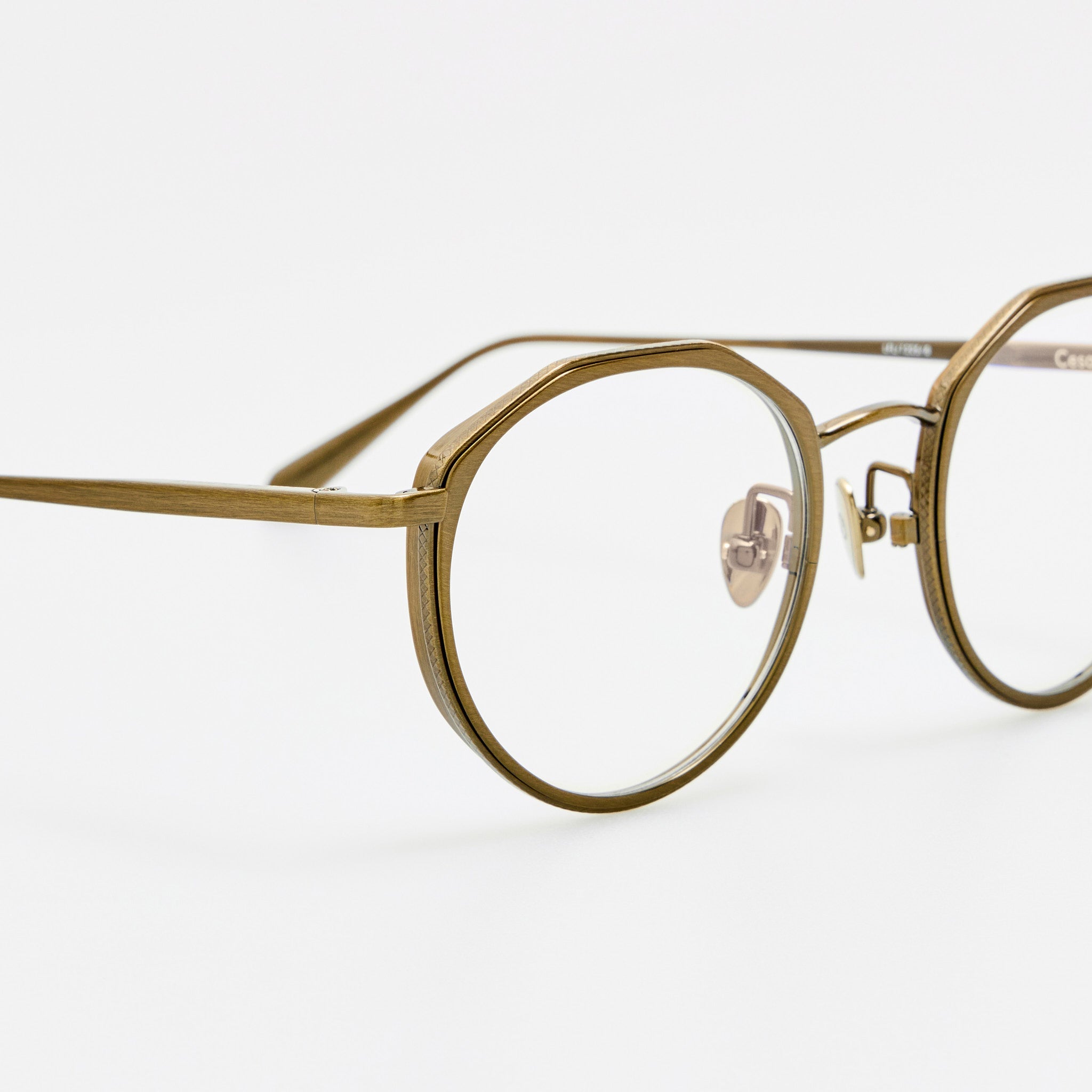 Cesar Optical in Antique Gold - LINDA FARROW-Optical Frame-