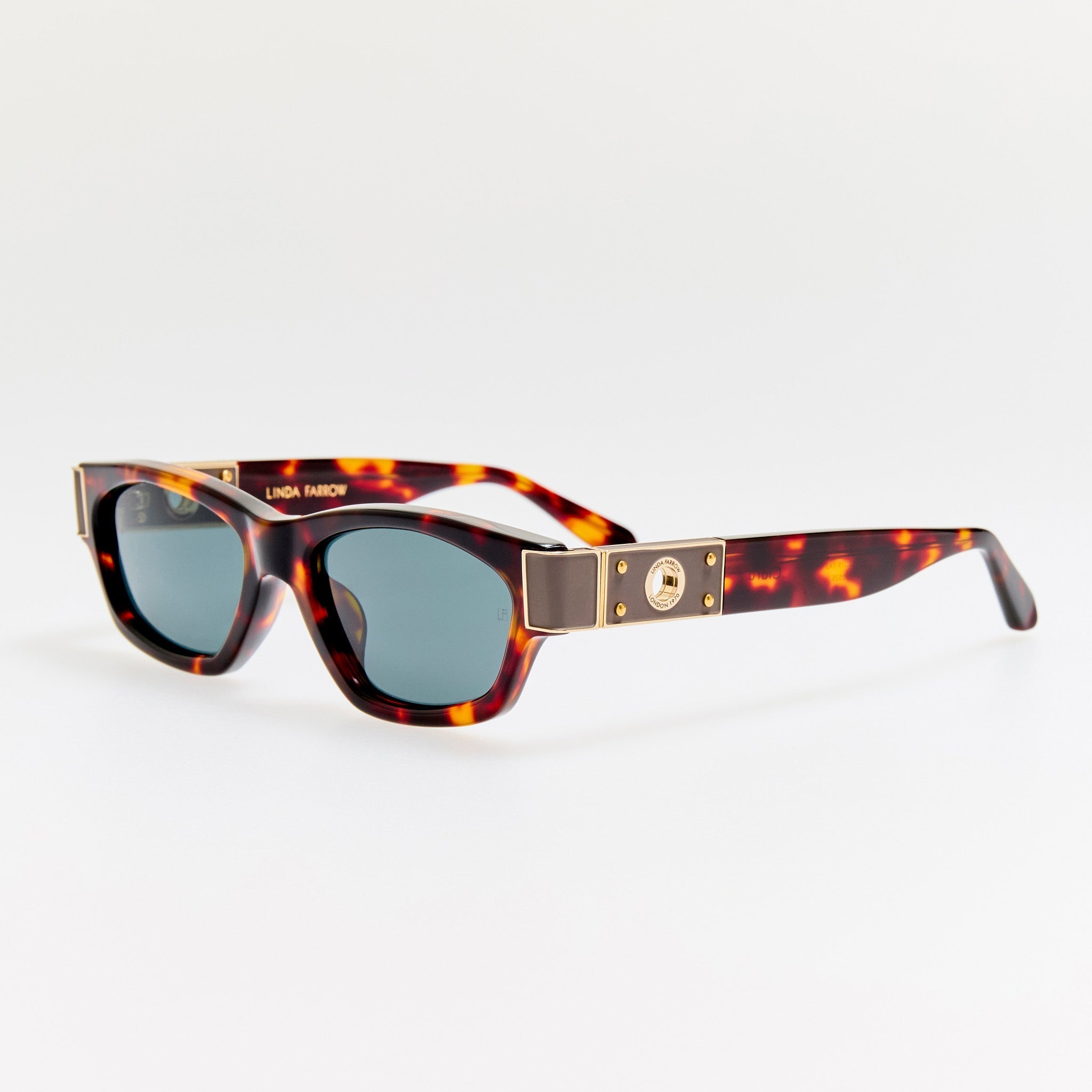 Clara Sunglasses in Dark Tortoiseshell - LINDA FARROW - Sunglasses - 
