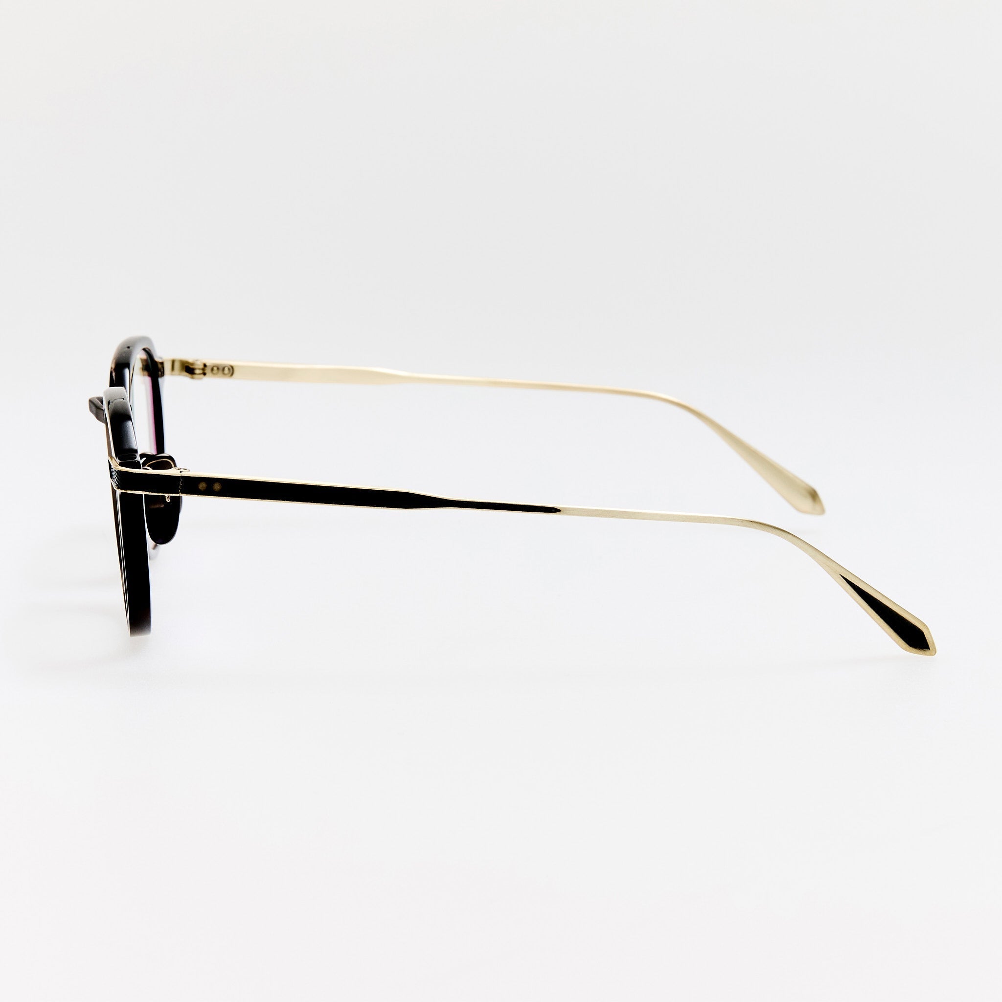 Clement Optical in Buffalo Horn and 925 Sterling Silver - LINDA FARROW - Optical Frame - 
