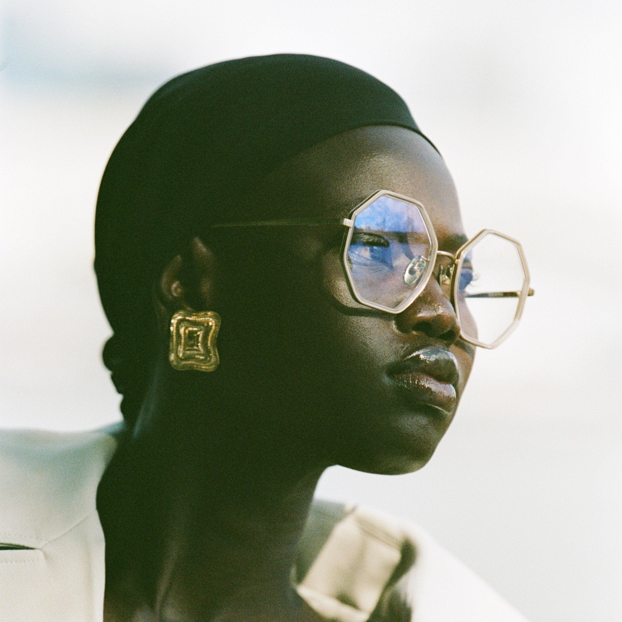 Coraline Optical in Matt Champagne and Ash - LINDA FARROW-Optical Frame-