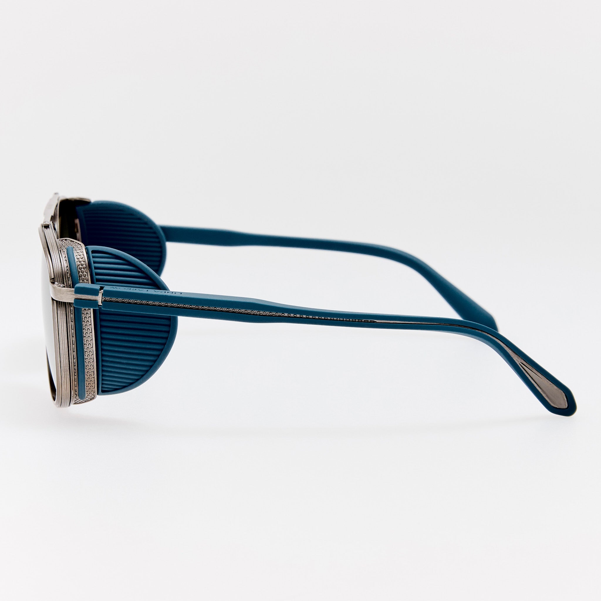 Cortes Explorer Sunglasses in Antique White Gold - LINDA FARROW-Sunglasses-