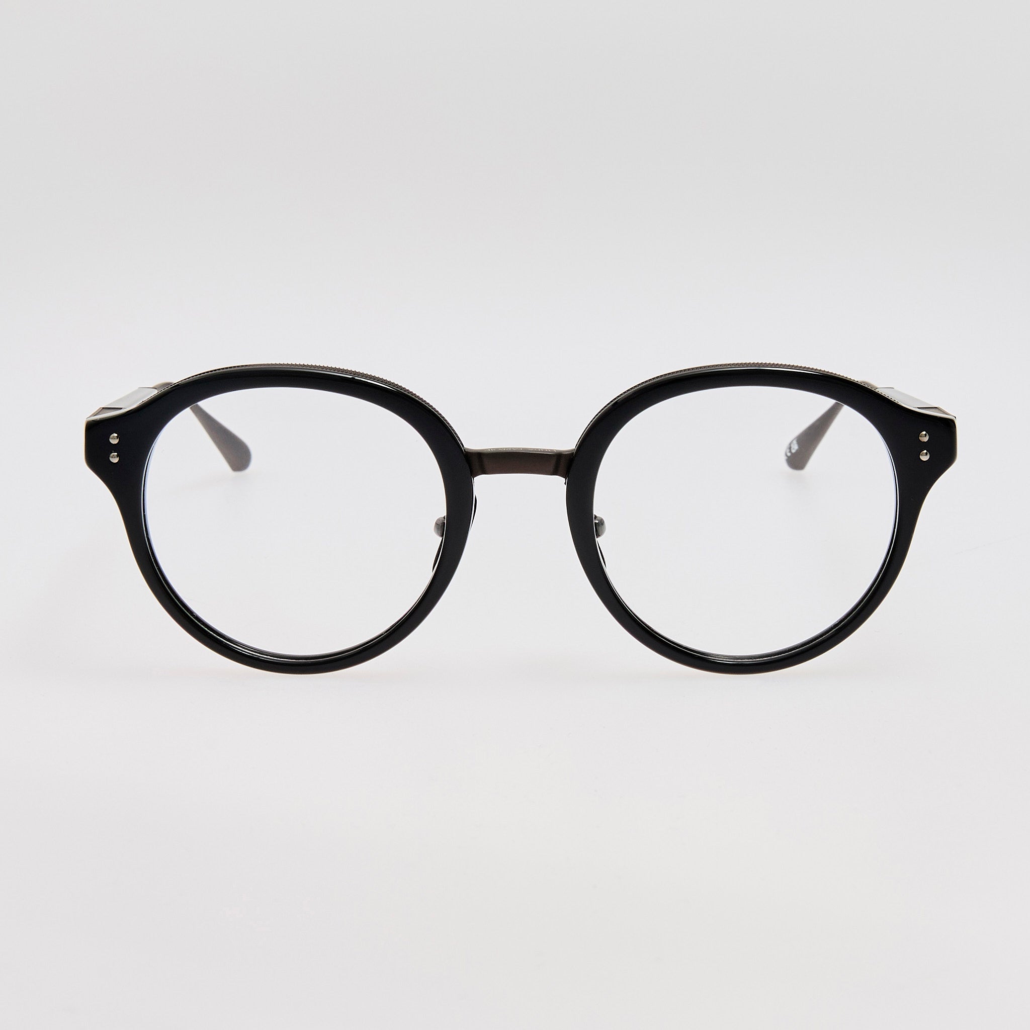 Curtis Optical in Black Matt Nickel - LINDA FARROW - Optical Frame - 