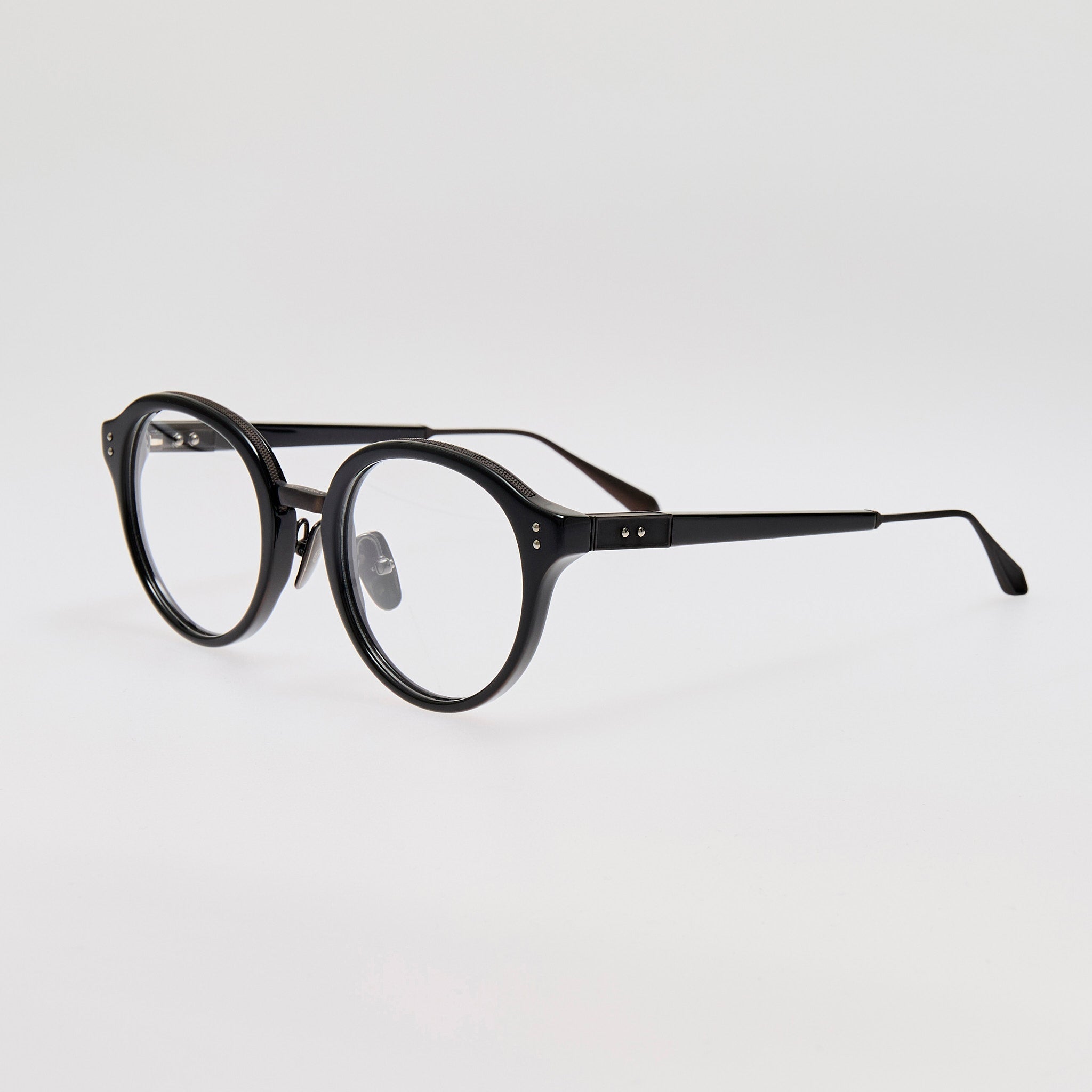 Curtis Optical in Black Matt Nickel - LINDA FARROW - Optical Frame - 