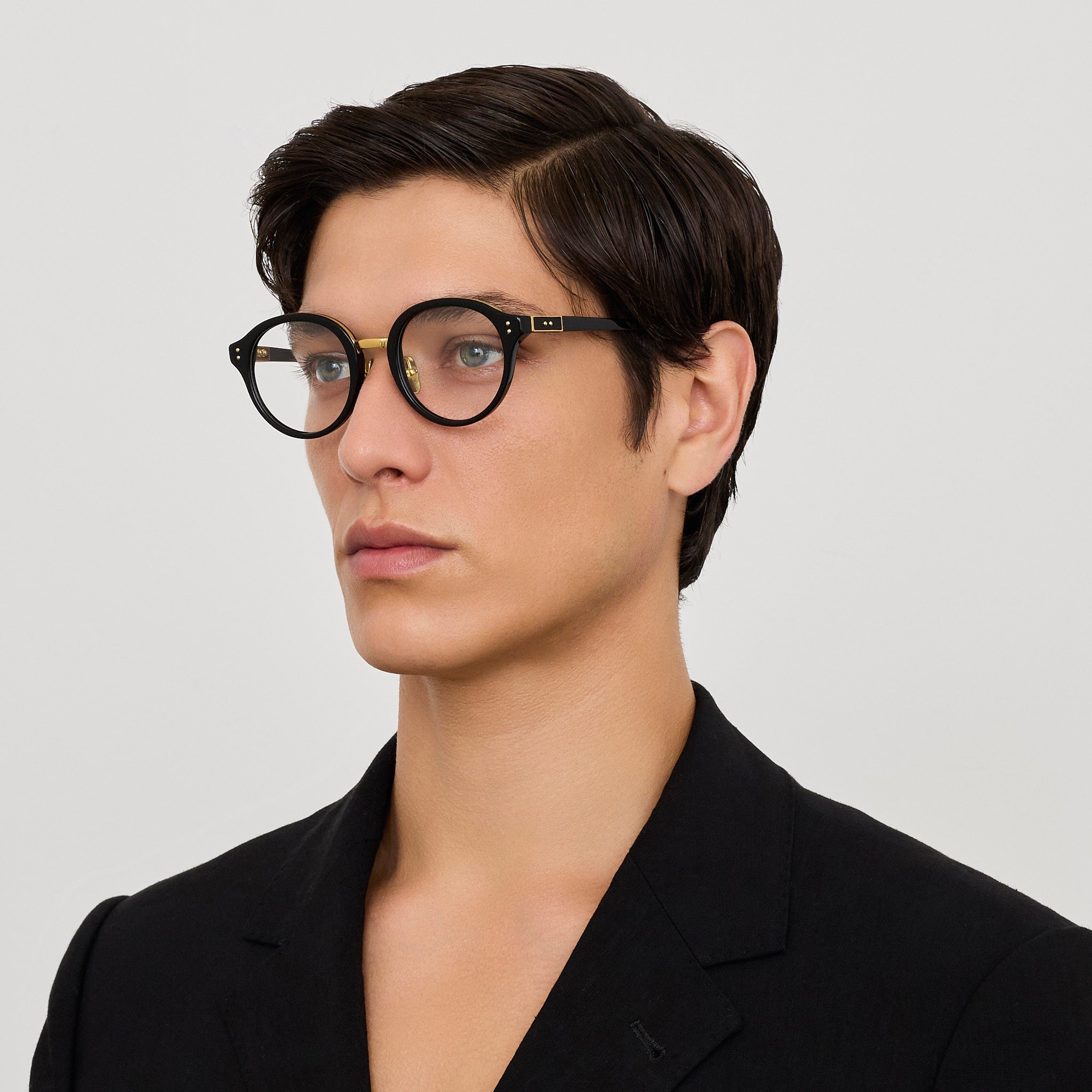 Curtis Optical in Black - LINDA FARROW - Optical Frame - 