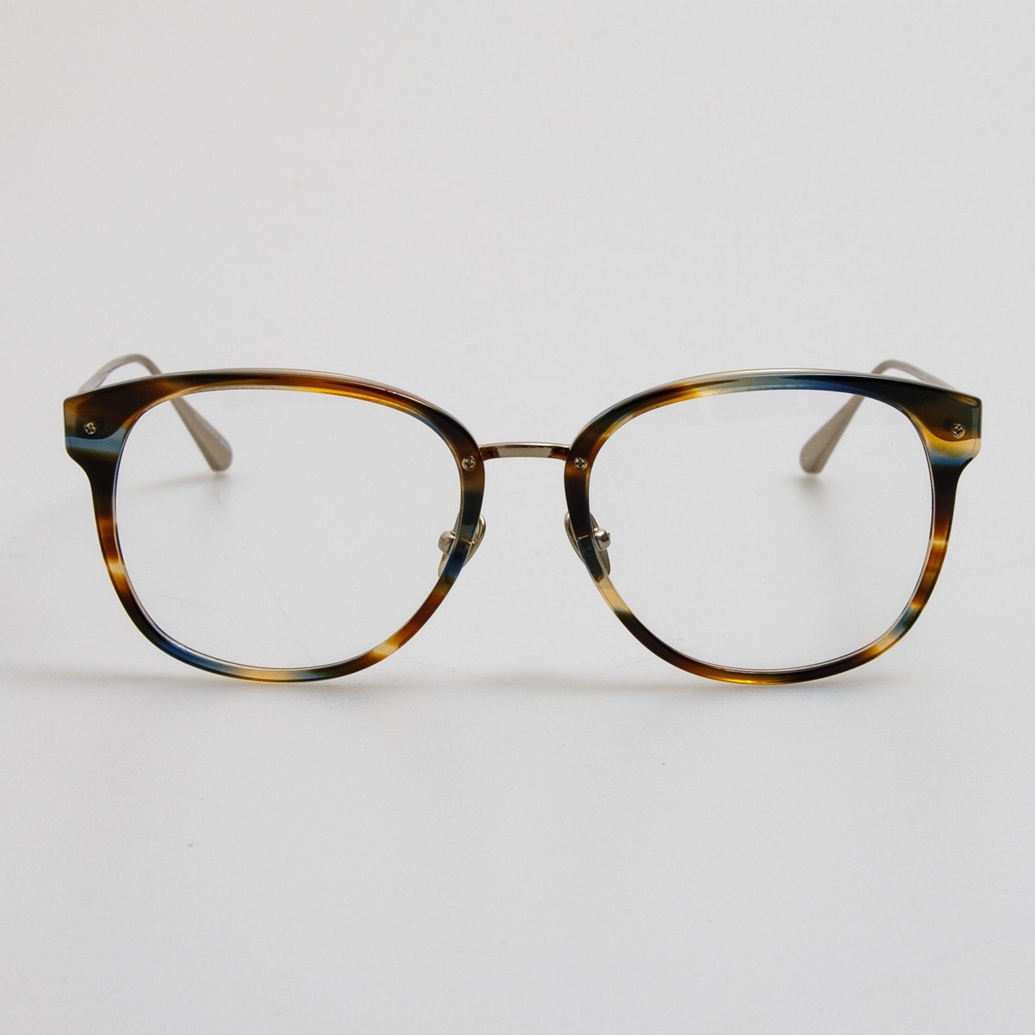 Cyrus D - Frame Optical in Earth Horn - LINDA FARROW - Optical Frame - 