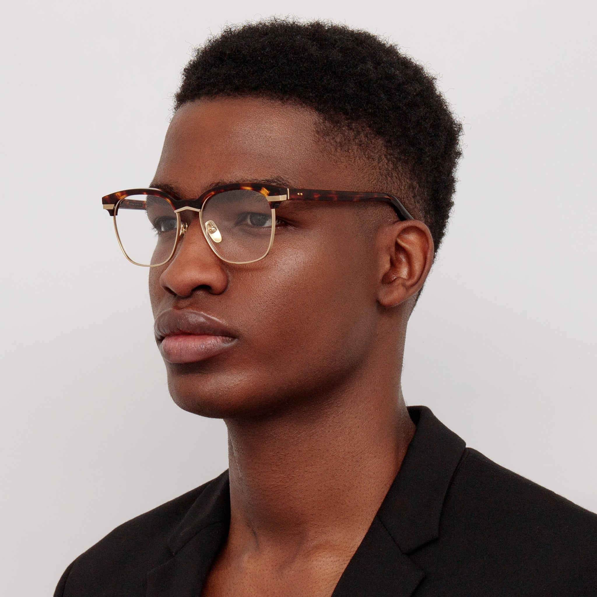 Darin Optical in Dark Tortoiseshell - LINDA FARROW - Optical Frame - 