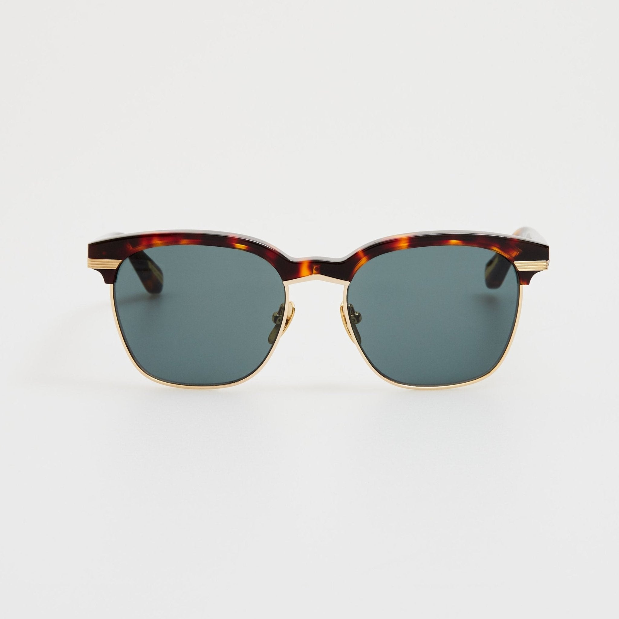 Darin Sunglasses in Dark Tortoiseshell - LINDA FARROW - Sunglasses - 