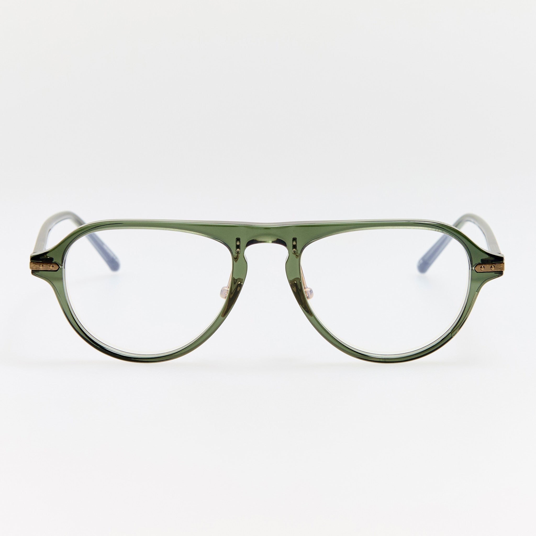 Ferro Optical in Green - LINDA FARROW - Optical Frame - 