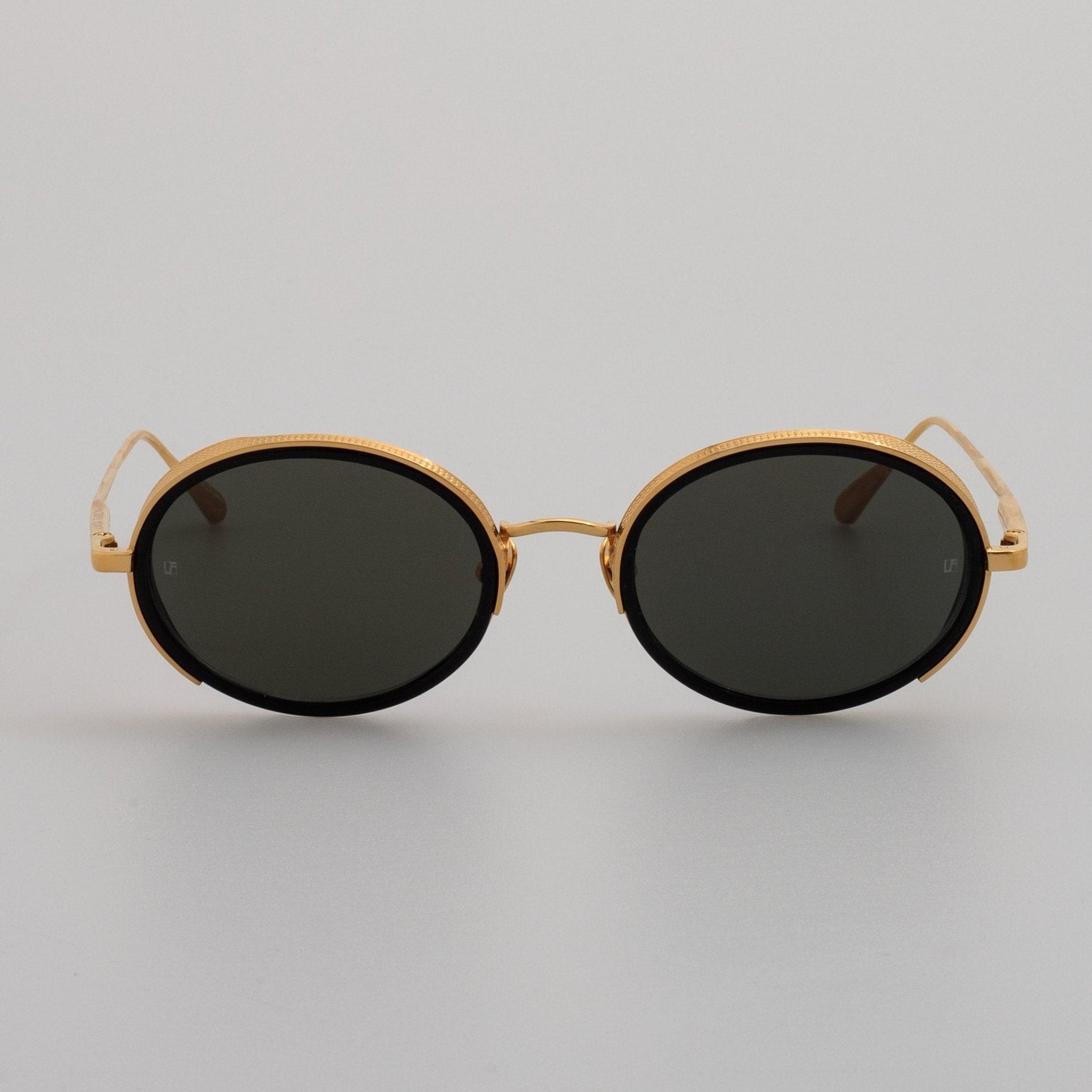 Finn Sunglasses in Yellow Gold by LINDA FARROW