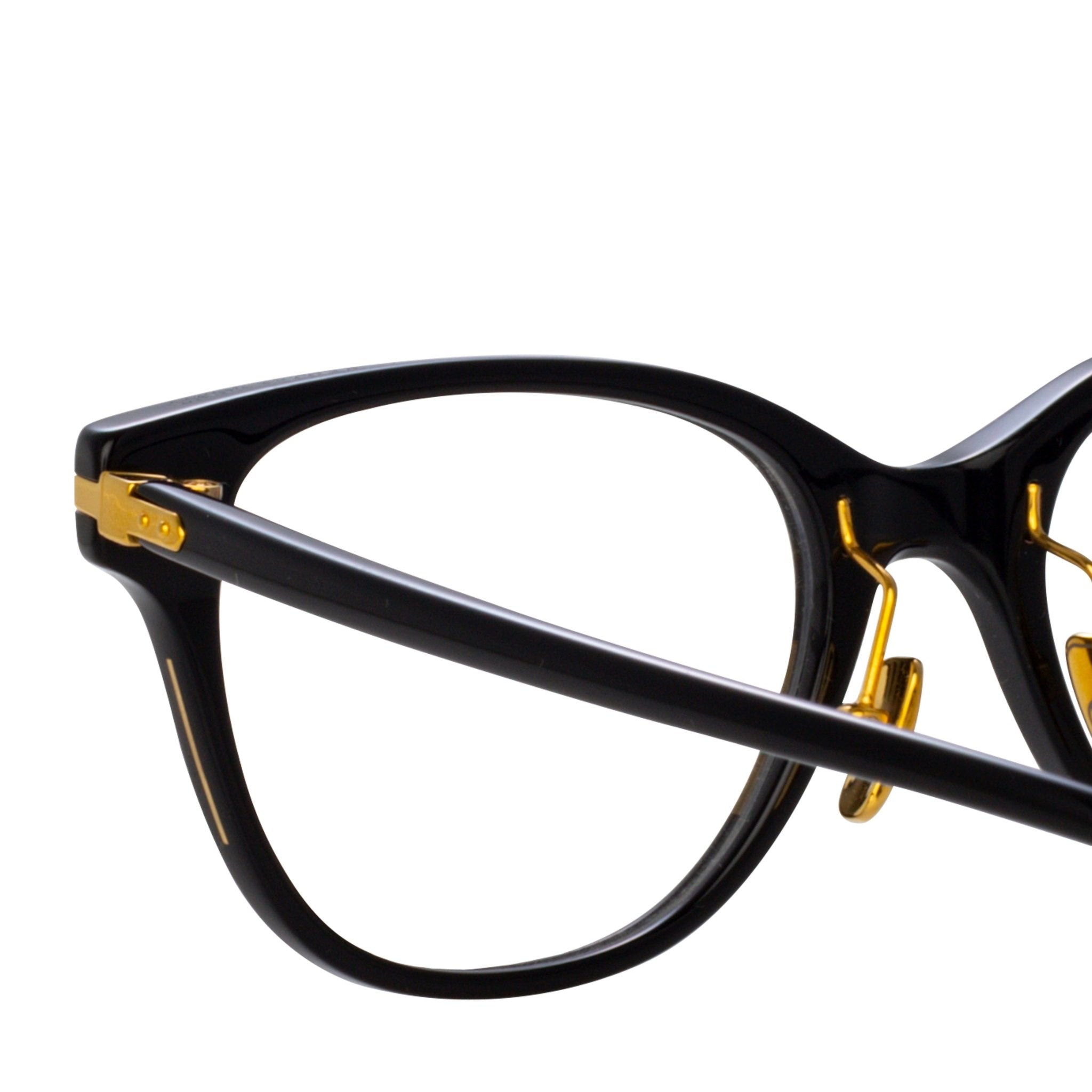 Hadid Optical in Black - LINDA FARROW - Optical Frame - 